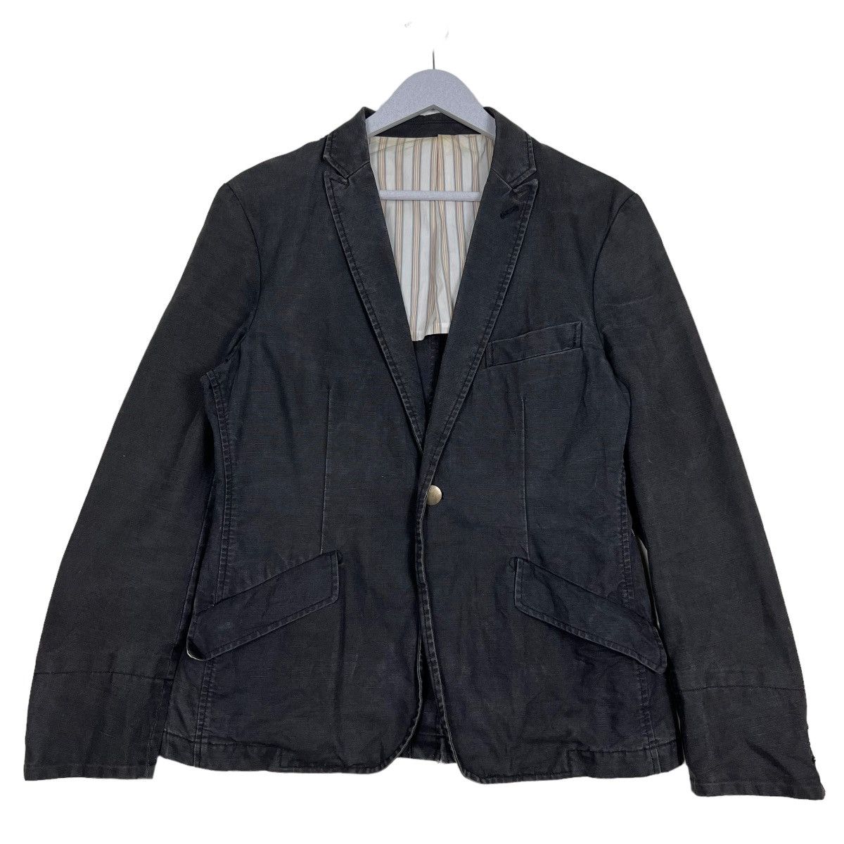 Japanese Brand 🔥 PPFM KHAKI BLAZER JACKET Size US M / EU 48-50 / 2 - 2 Thumbnail
