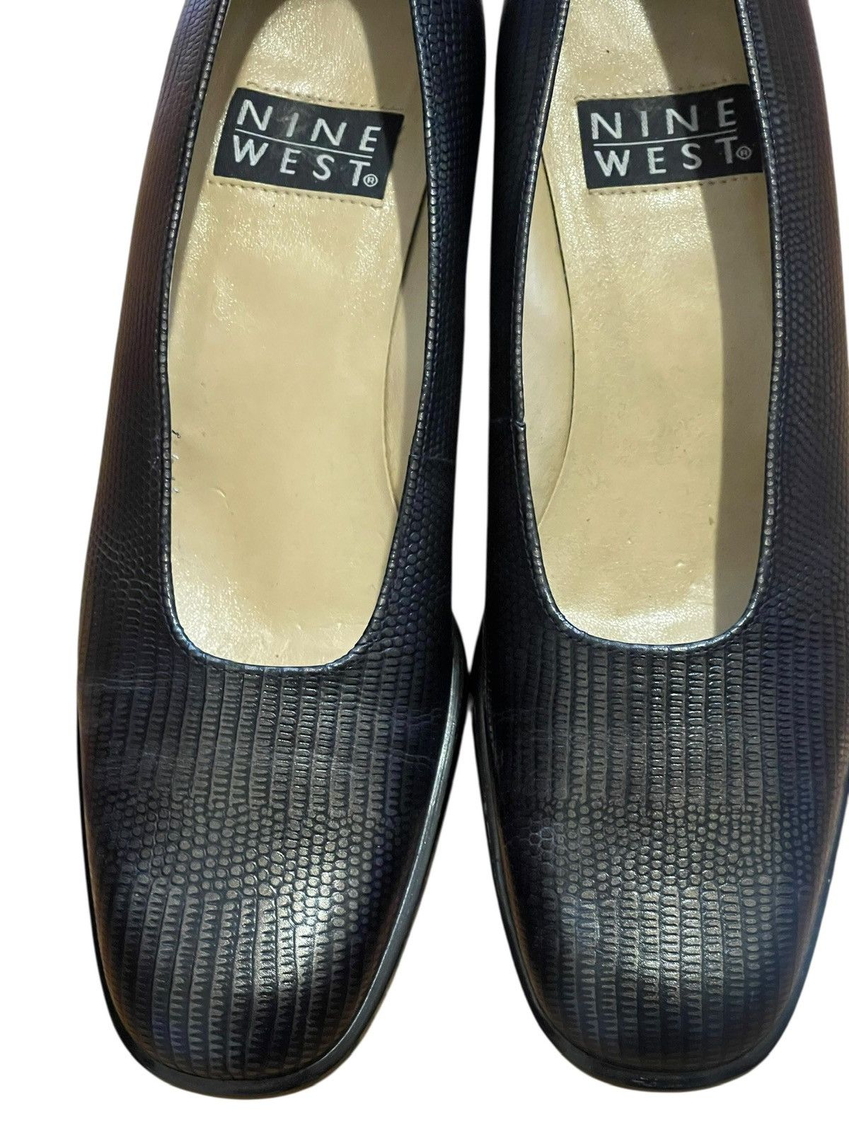 Nine West × Vintage Vintage Y2K Black Nine West Leather Slip On Women Pumps Sz 6 Size US 6 / IT 36 - 2 Thumbnail