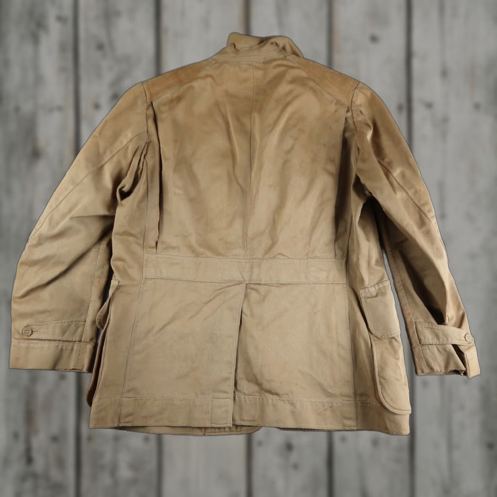 Vintage VINTAGE Hunting Jacket Mens Regular M Khaki Cotton Solid 40s Outdoor Vintage Size US M / EU 48-50 / 2 - 1 Thumbnail