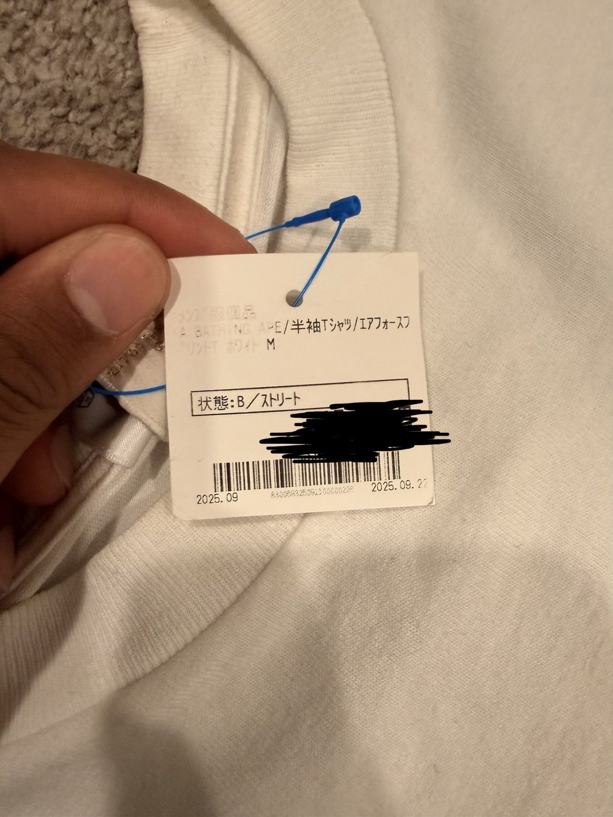 Bape BAPE WING LOGO/APE SHALL NEVER KILL APE TEE Size US M / EU 48-50 / 2 - 7 Thumbnail