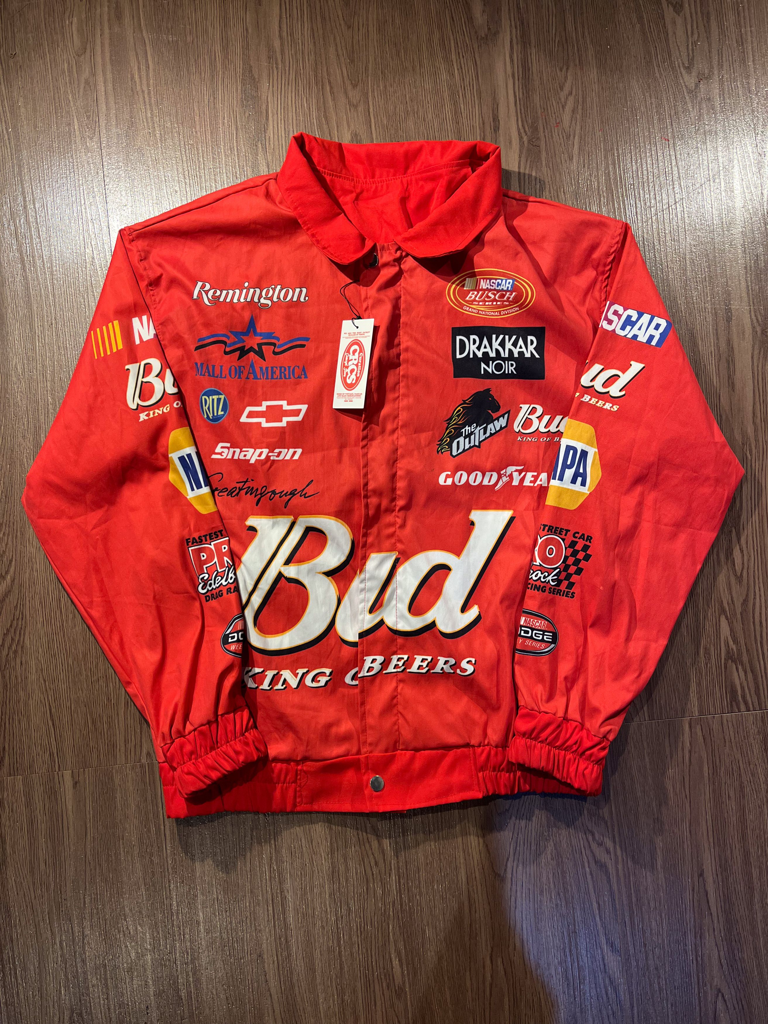 Other NASCAR Budweiser Windbreaker Print Jacket Size US M / EU 48-50 / 2 - 1 Thumbnail