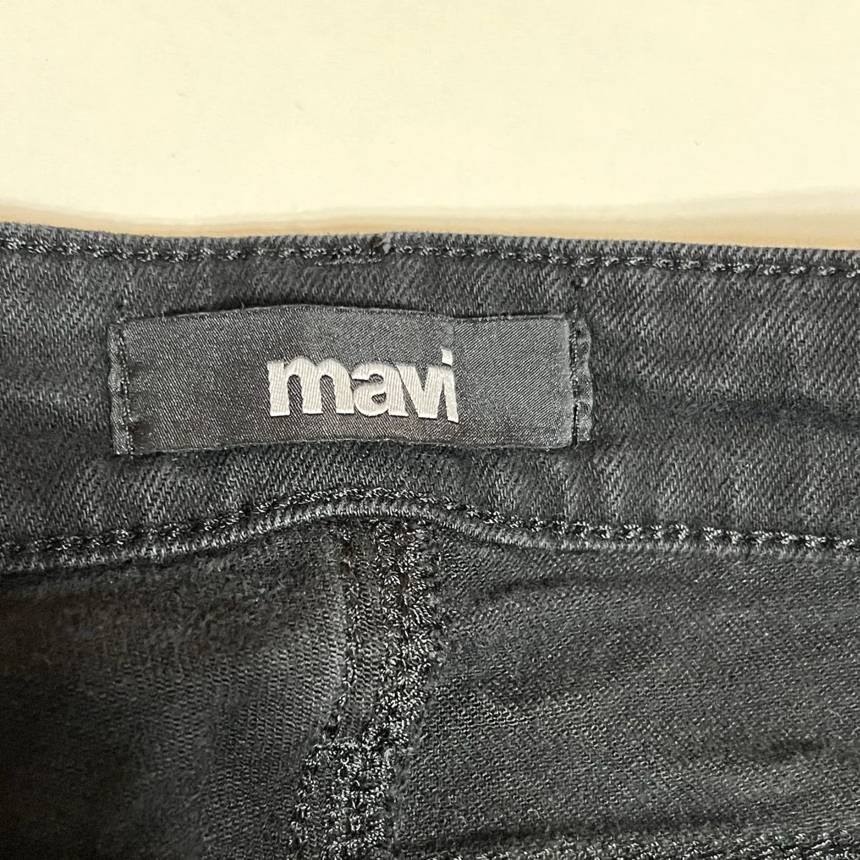 Mavi Mavi Jake Slim Leg Black Jeans Men's 31x29 31x30 Stretch Denim Cotton Blend Logo Slim Jeans Mens Size US 31 - 7 Thumbnail