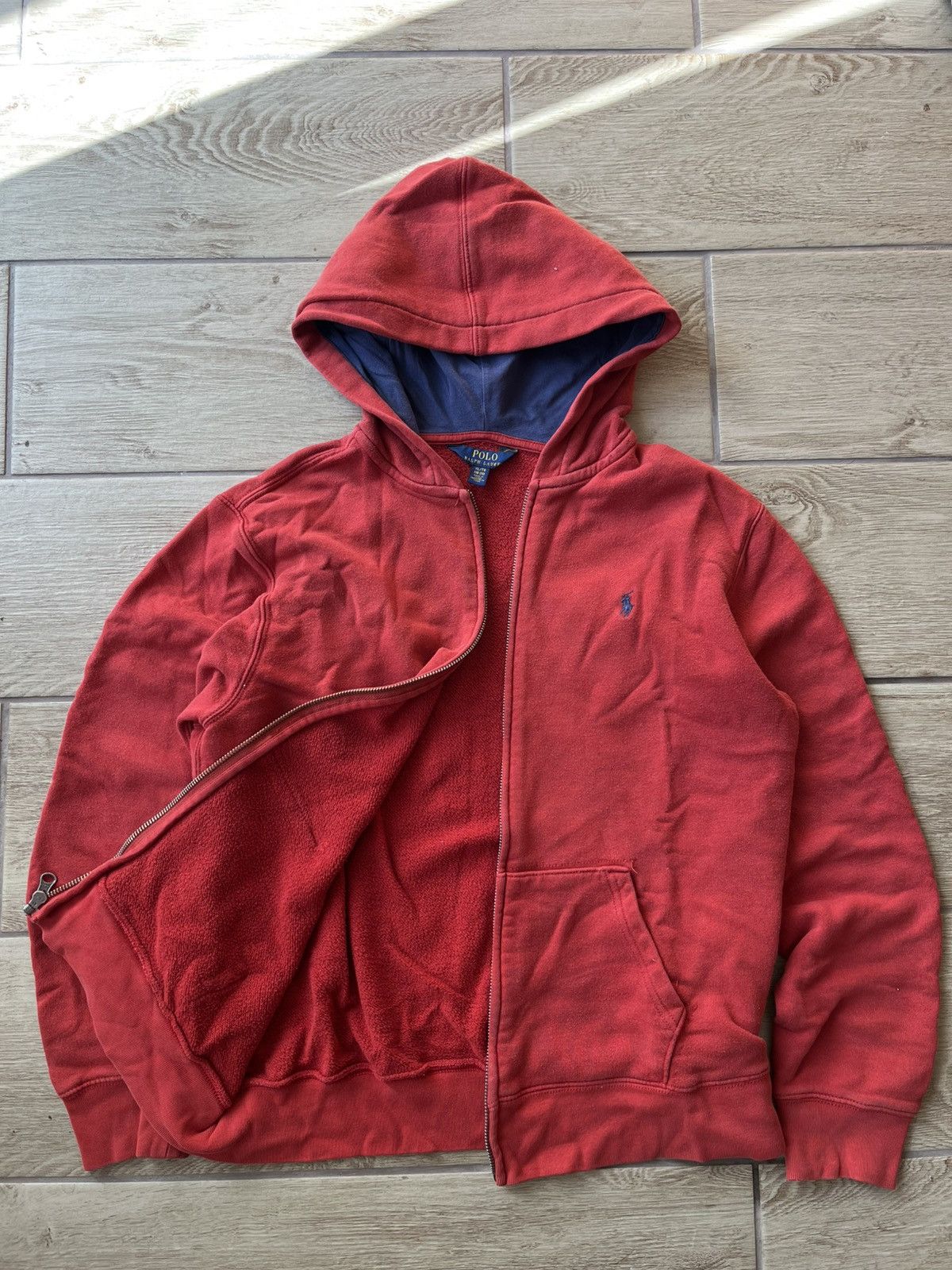 Polo Ralph Lauren Polo Ralph Lauren Red Y2K Zip Hoodie Men’s Size S Size US S / EU 44-46 / 1 - 3 Thumbnail