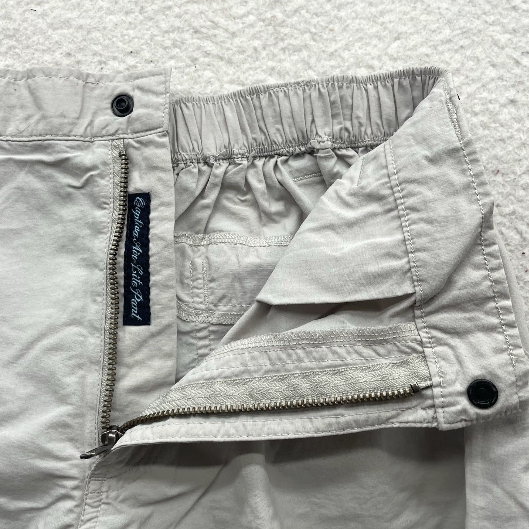 Vintage TrueFlies Captiva Air-Lite Pants Mens Small S Nylon Cargo Quick Dry 31" Size US 29 - 4 Thumbnail