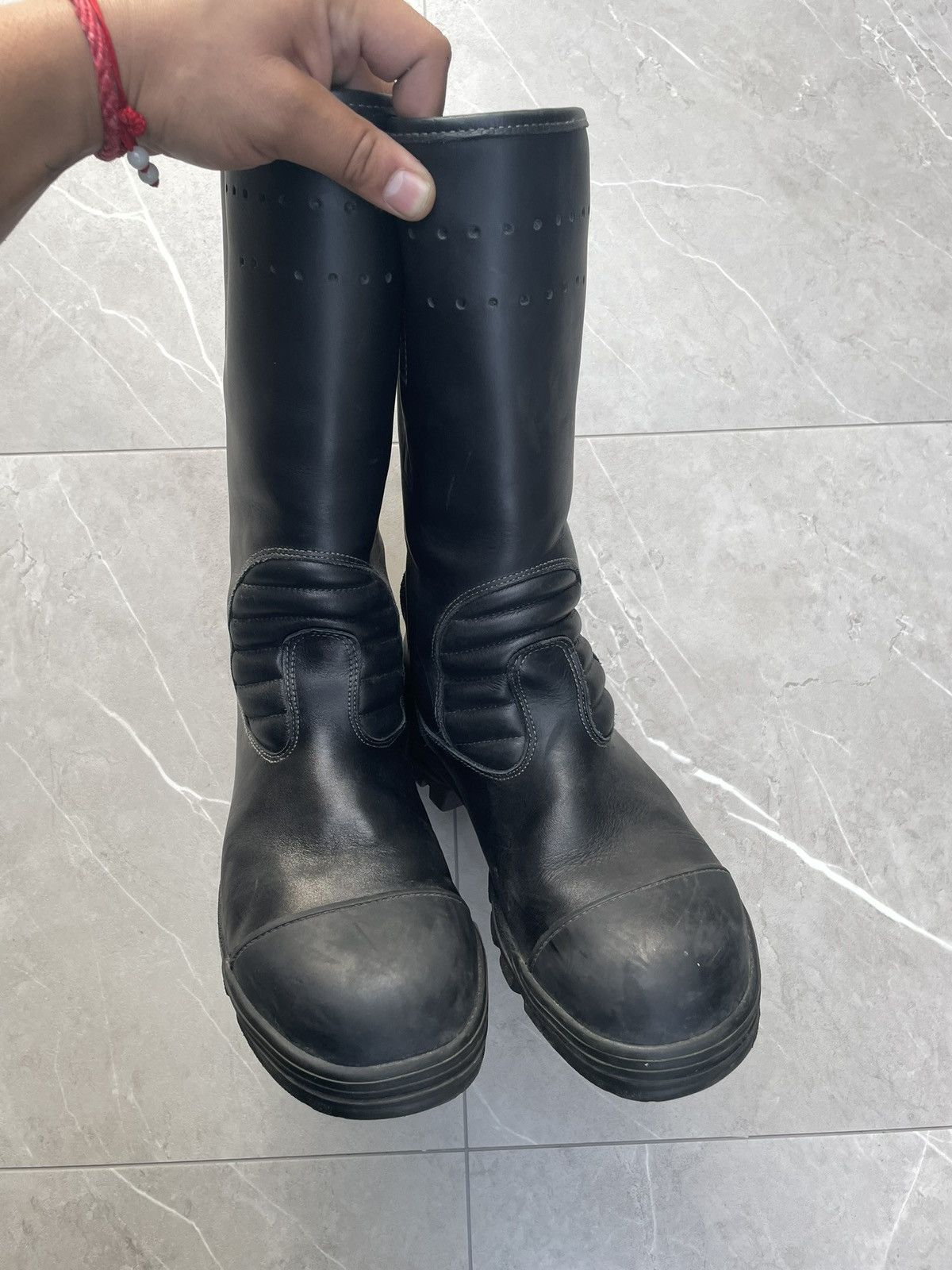Vintage 70s Vintage Military Black Leather Combat Boots Size US 9 / EU 42 - 9 Thumbnail