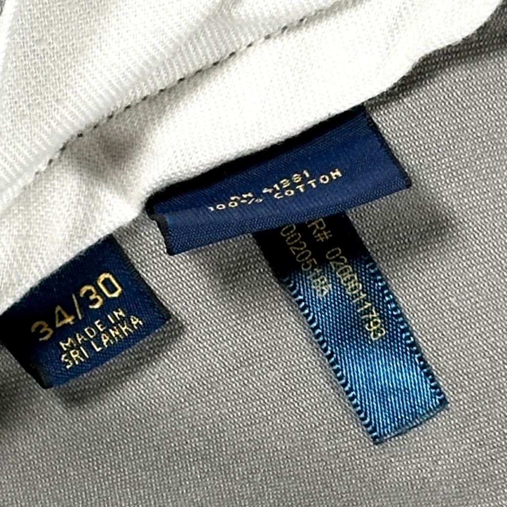 Polo Ralph Lauren Polo Ralph Lauren Pants Mens 34x30 Gray Classic Fit Chino Casual Twill Preppy Size US S / EU 44-46 / 1 - 6 Thumbnail