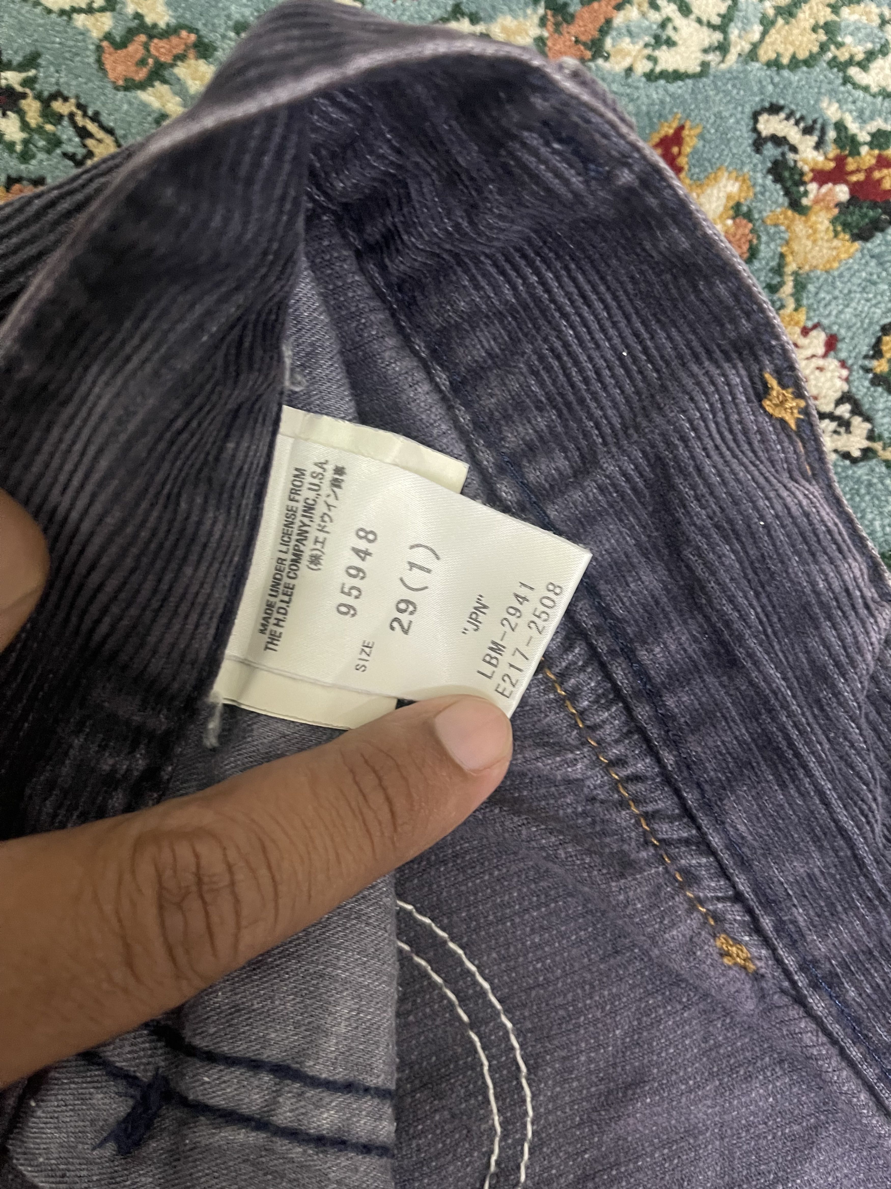 Frapbois × Issey Miyake × Lee Vintage Lee x Frapbois (Issey Miyake) Corduroy Size US 30 / EU 46 - 12 Thumbnail