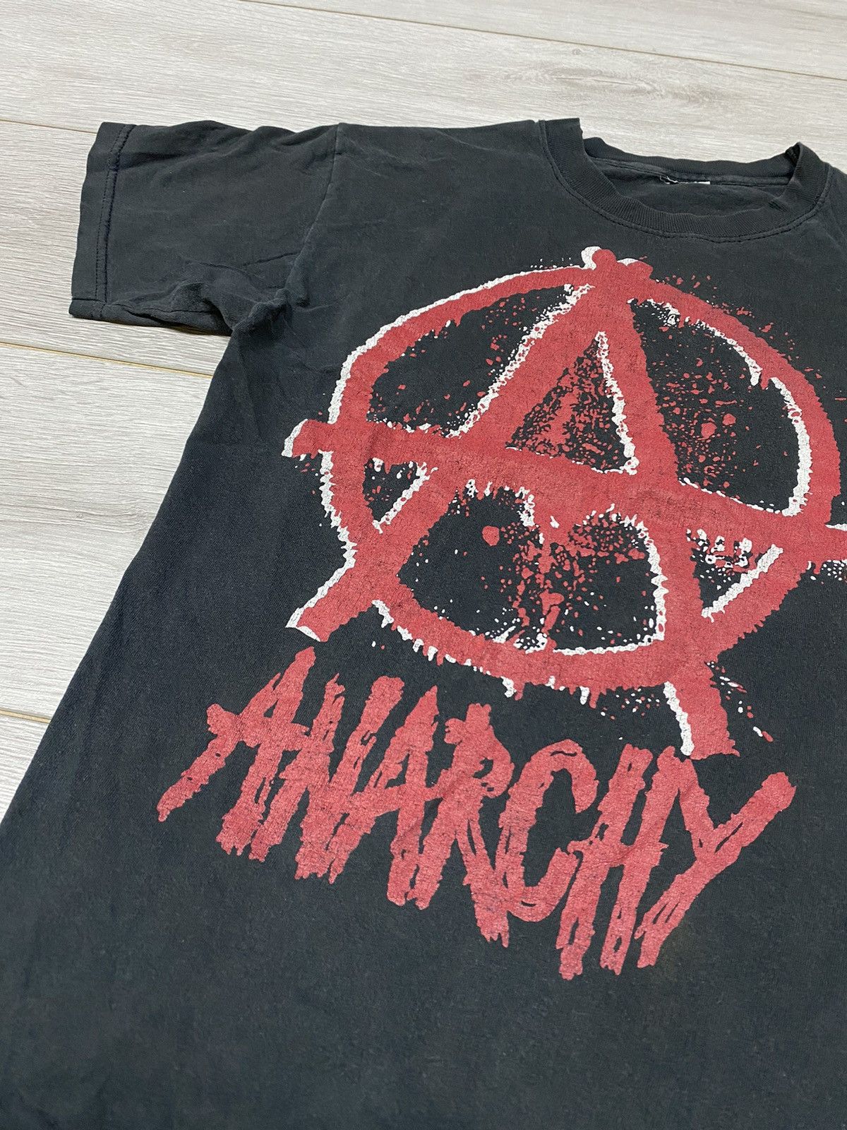 Vintage Anarchy will beat graphic tee vintage big print t-shirt Size US M / EU 48-50 / 2 - 6 Thumbnail
