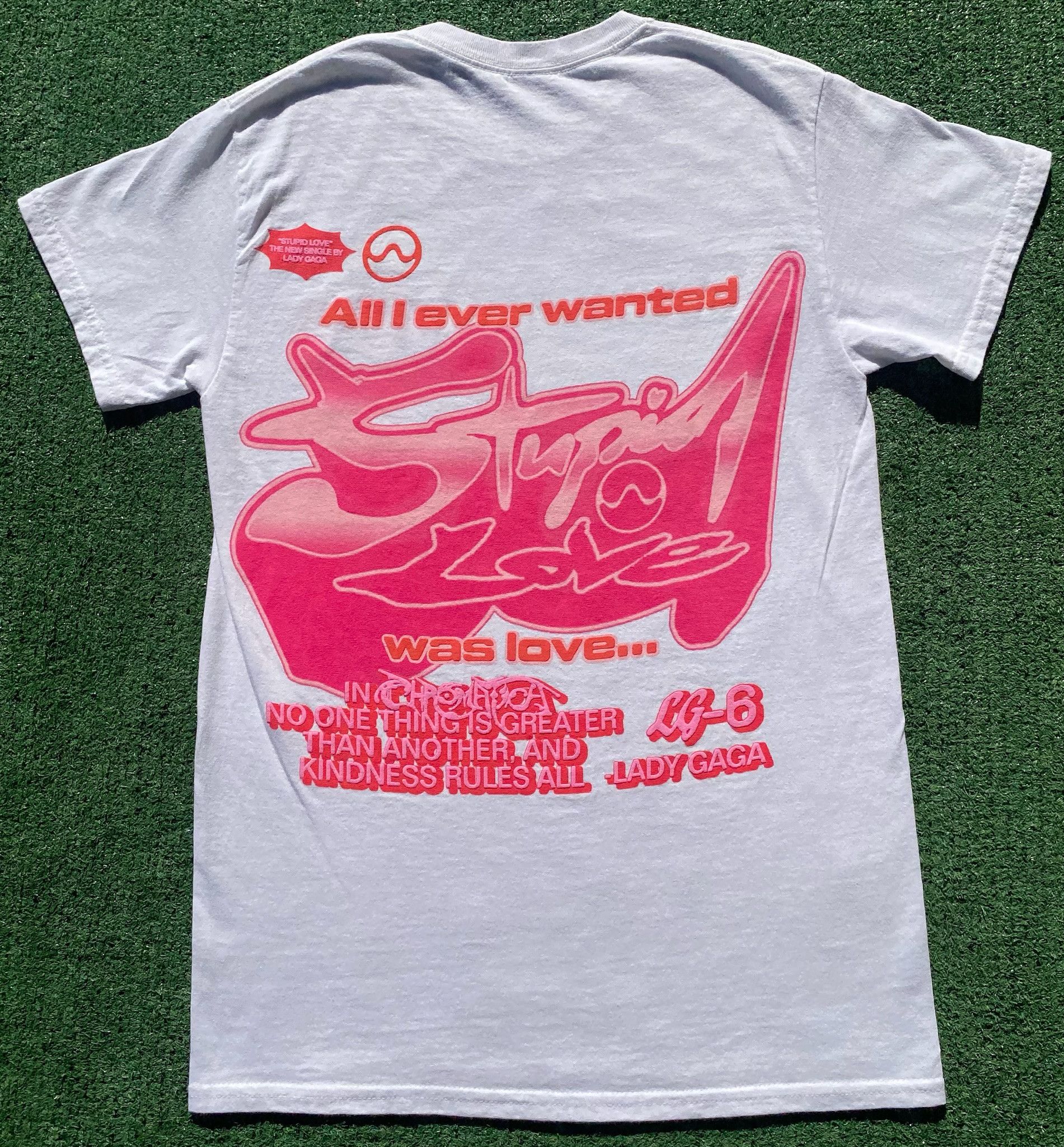 Other Lady Gaga Stupid Love LG-6 Chromatica 2020 T-Shirt Small Size S / US 4 / IT 40 - 1 Thumbnail