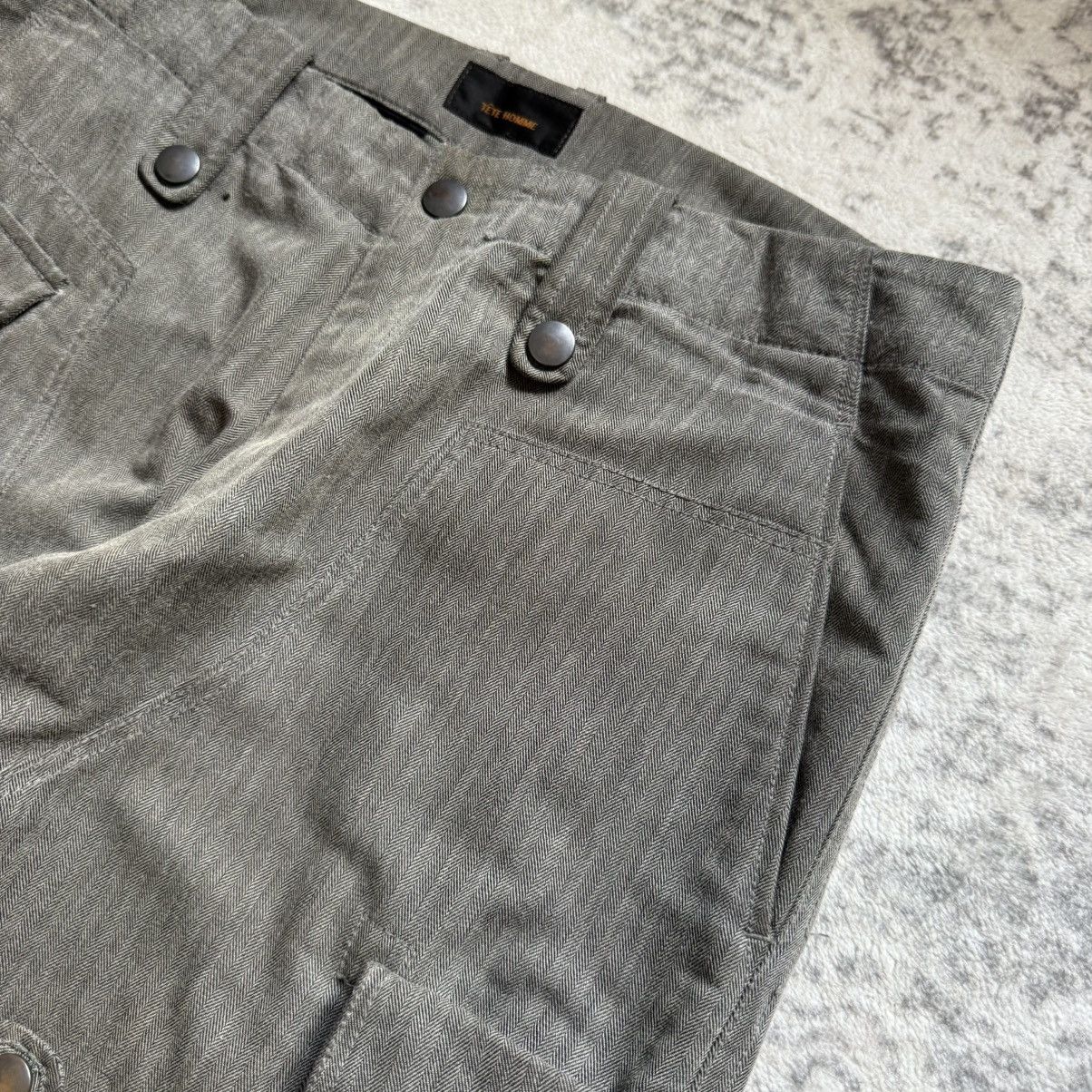 Issey Miyake 2000s Tete Homme Japan Gun Pocket Reconstructed Flare Cargo Size US 30 / EU 46 - 8 Thumbnail