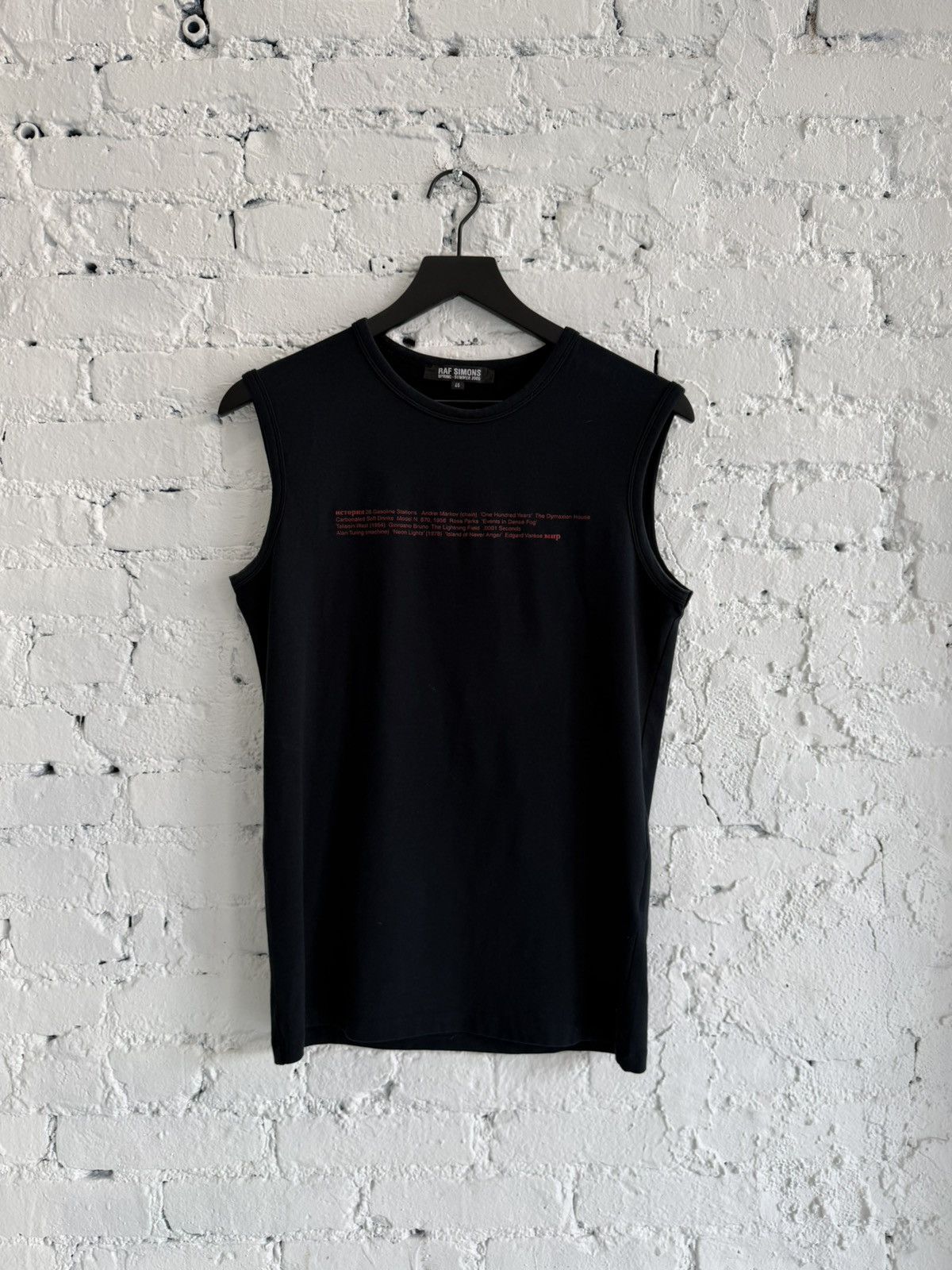 RAF SIMONS ラフシモンズタンクトップ RAF SIMONS ラフシモンズ 19SS