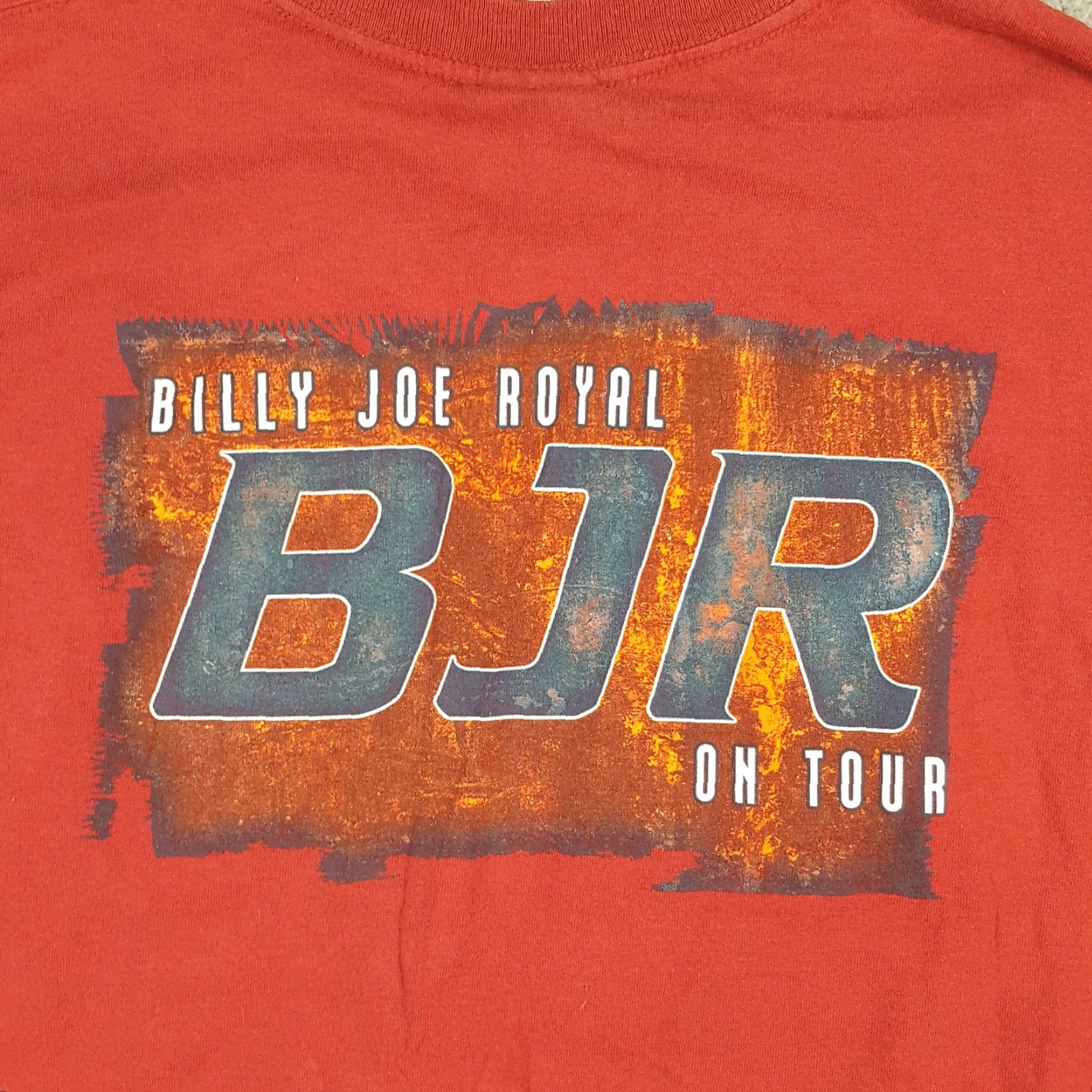 Gildan Vintage Y2K Billy Joe Royal BJR On Tour Men's Large Red Cotton T-Shirt Country Music Band Retro 90s 00s Size US L / EU 52-54 / 3 - 6 Thumbnail