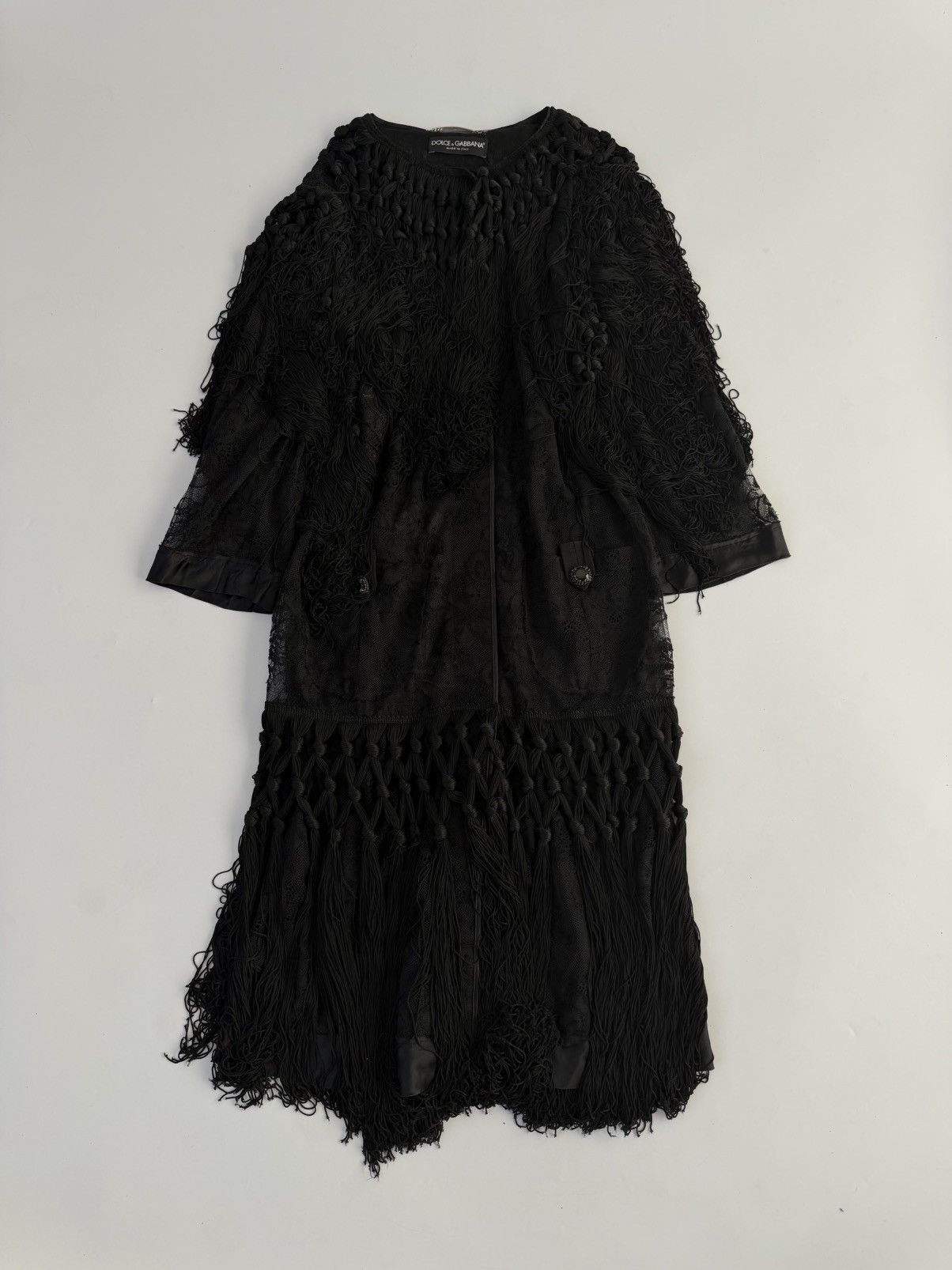 Dolce & Gabbana Museum Piece Dolce & Gabanna Fringe Dress Size S / US 4 / IT 40 - 1 Thumbnail