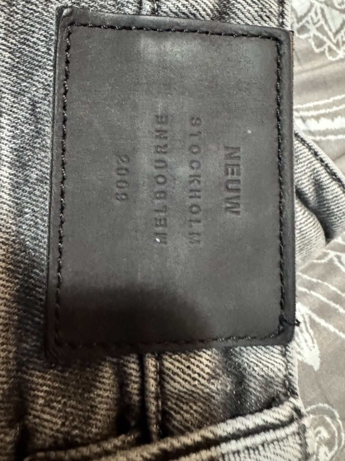 Other Neuw Denim Jeans Grey Washed Lou Slim Size US 33 - 9 Thumbnail