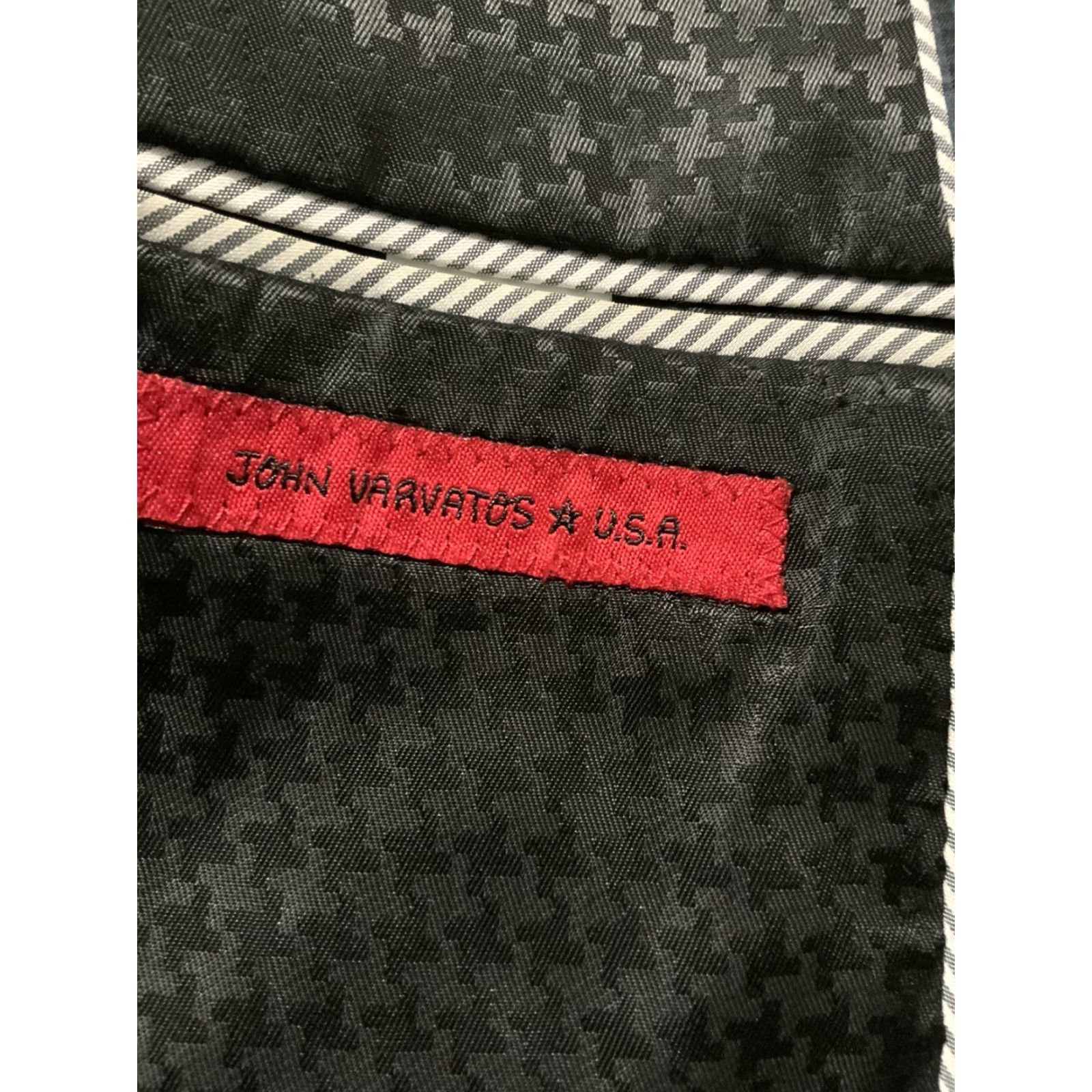 John Varvatos John Varvatos Blazer Men 36R Cotton Silk Seersucker Two Button Sportscoat Jacket Multicolor Size 36R - 5 Thumbnail