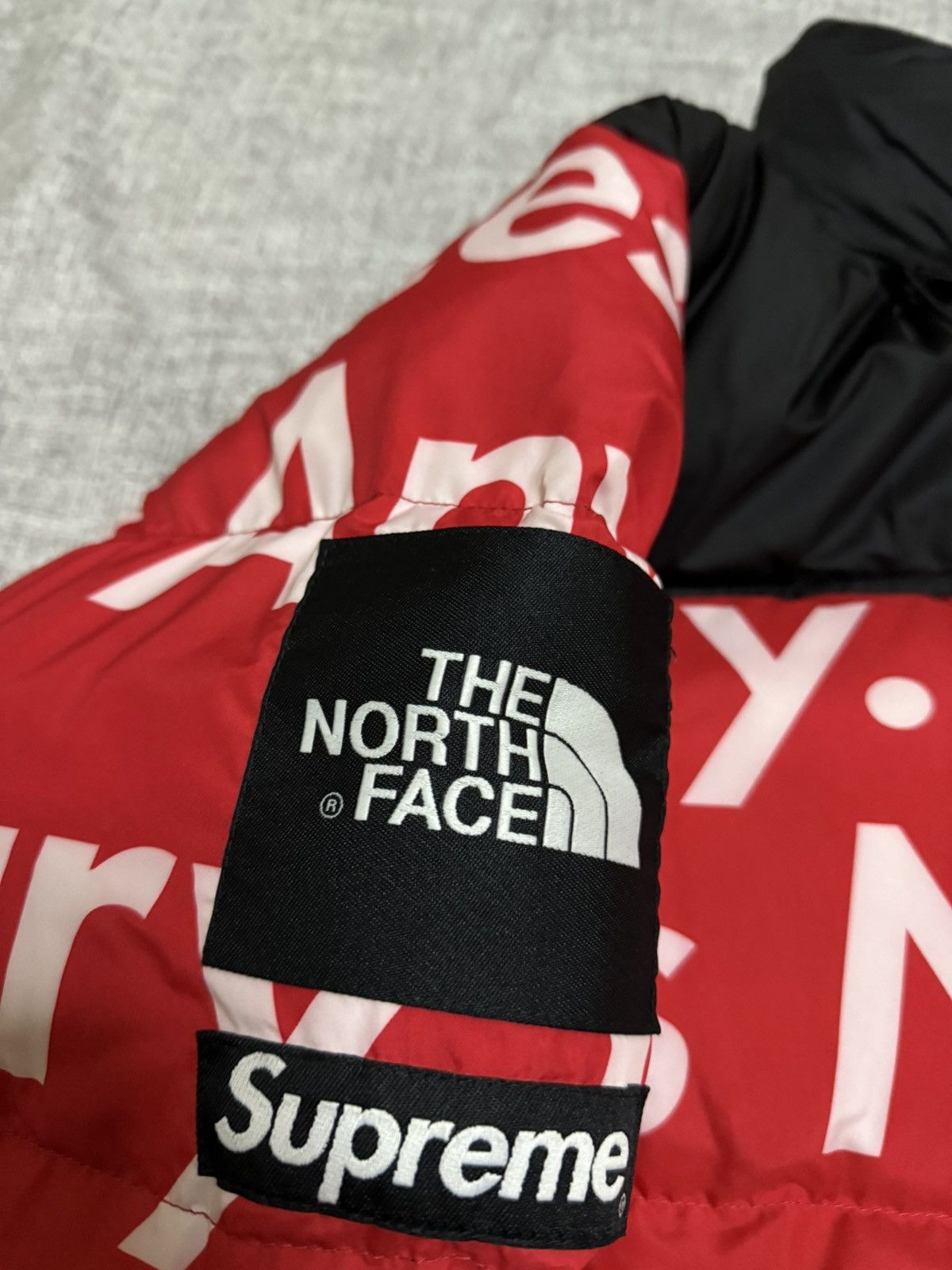 Supreme × The North Face Supreme tnf north face red bamn by any means nuptse jacket Size US L / EU 52-54 / 3 - 3 Thumbnail
