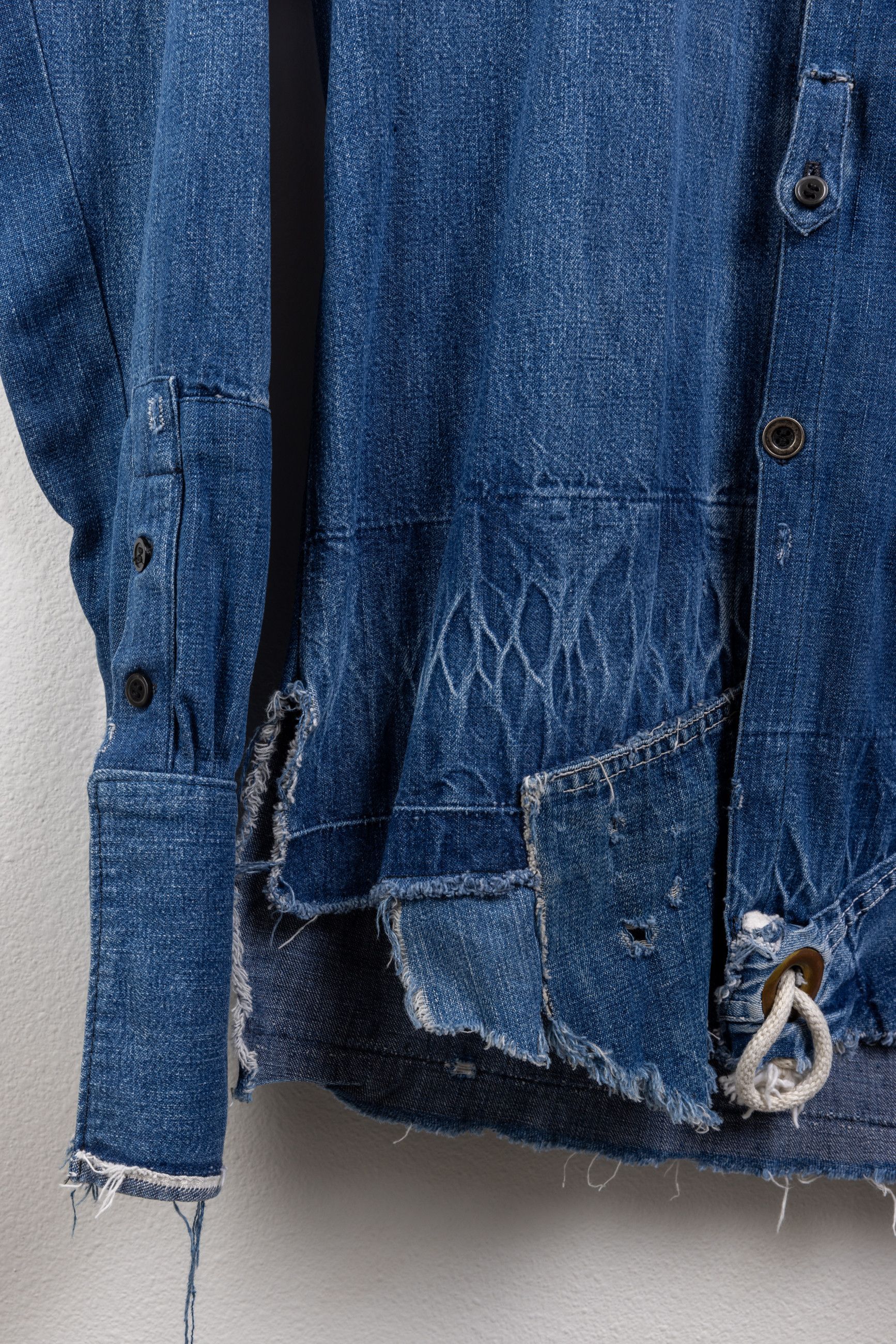 Greg Lauren Vintage denim mailbag shirt - rare! Size US S / EU 44-46 / 1 - 6 Thumbnail