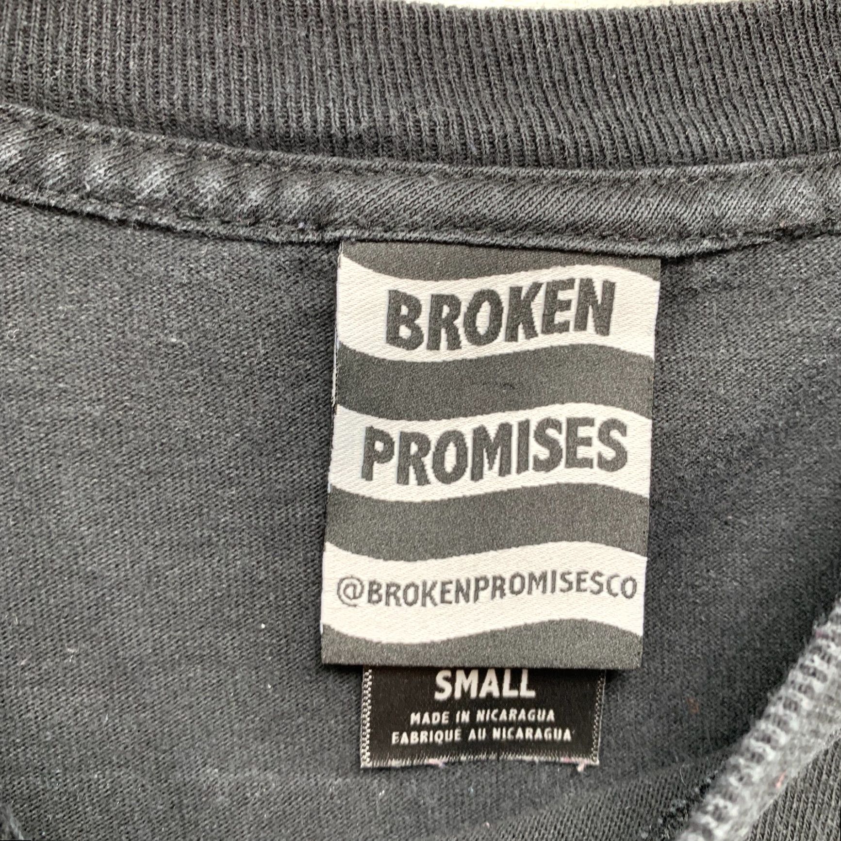 Broken Promises Co. Broken Promises Shirt Men S Black Crew Neck Short Sleeve T-Shirt Brand: Broken Promises - Men’s Small Black Shirt Size US S / EU 44-46 / 1 - 7 Thumbnail