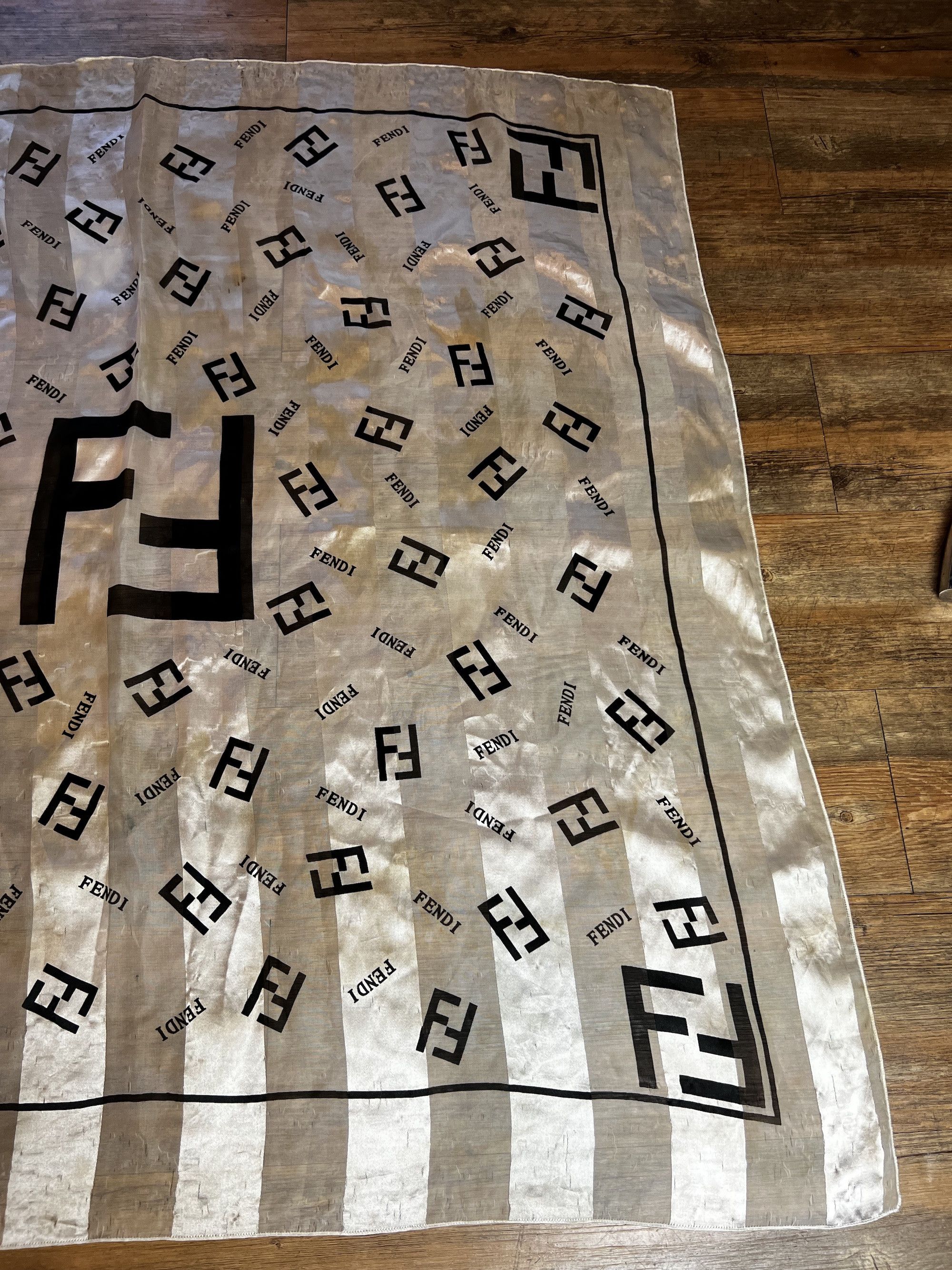 Fendi Vintage 1970's-1990's FENDI FF Monogram Scarf Size ONE SIZE - 2 Thumbnail