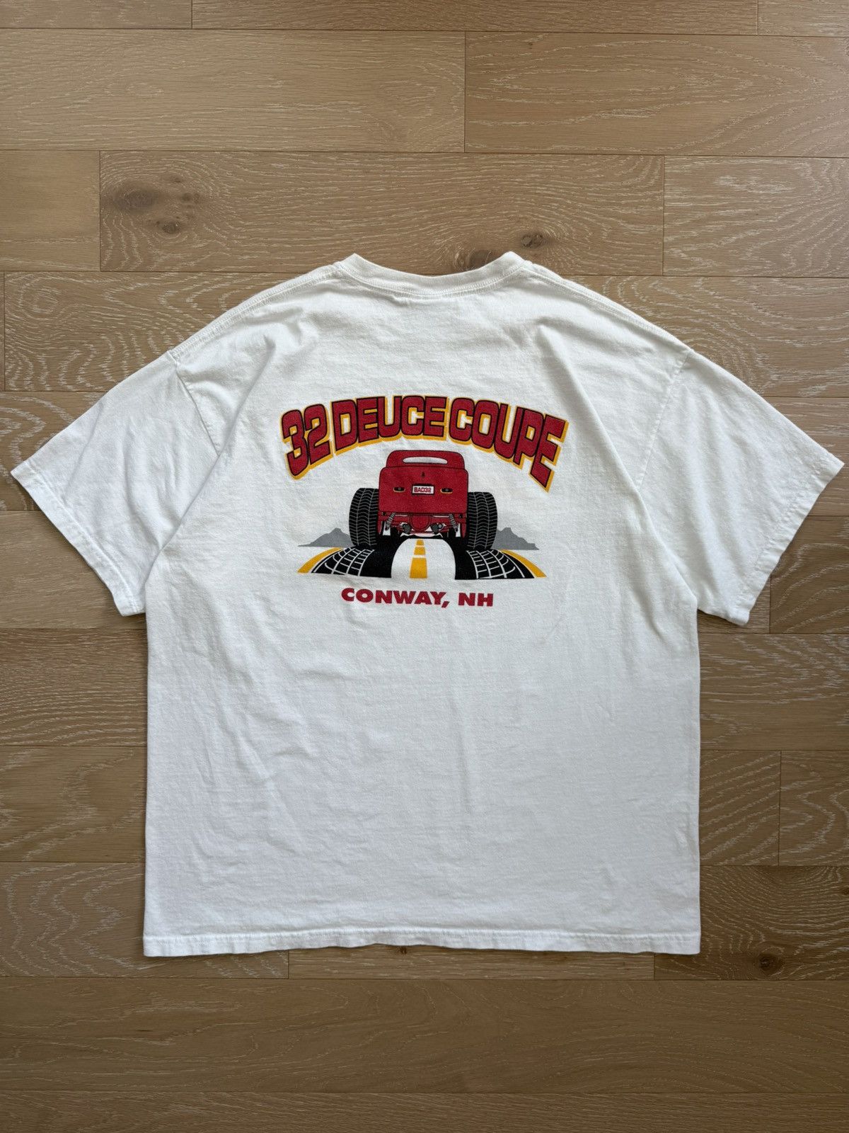Gildan Ford 32 Deuce Coupe 1932 Model 18 Hot Rod Racing Car Shirt Size US XL / EU 56 / 4 - 2 Thumbnail