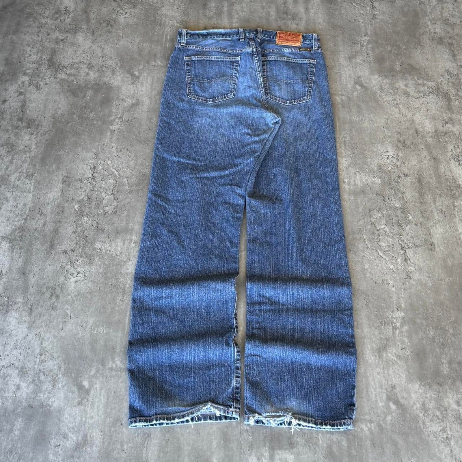Japanese Brand × Lucky Brand Lucky Brand Embroidered Grunge Opium Denim Jeans Size US 34 / EU 50 - 1 Thumbnail