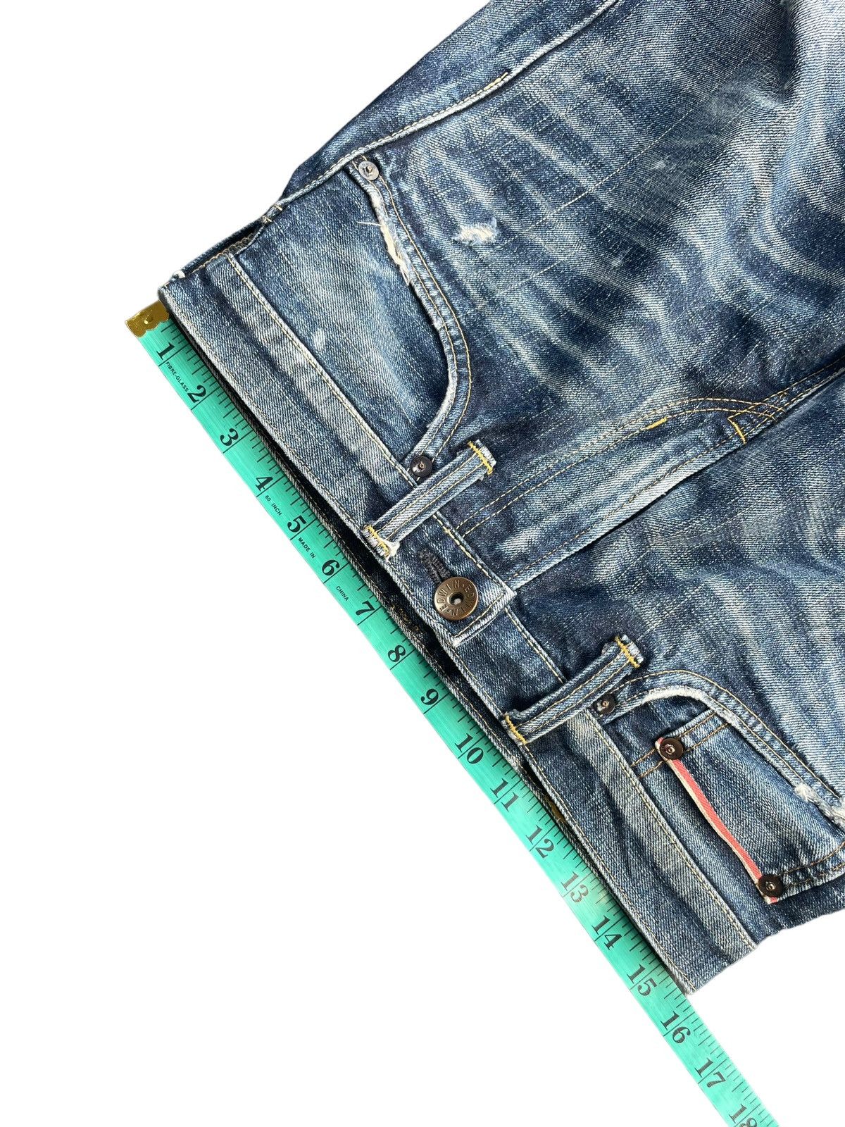 Edwin Vintage Edwin 505ZX Selvedge Distresed Denim Size US 31 - 22 Thumbnail