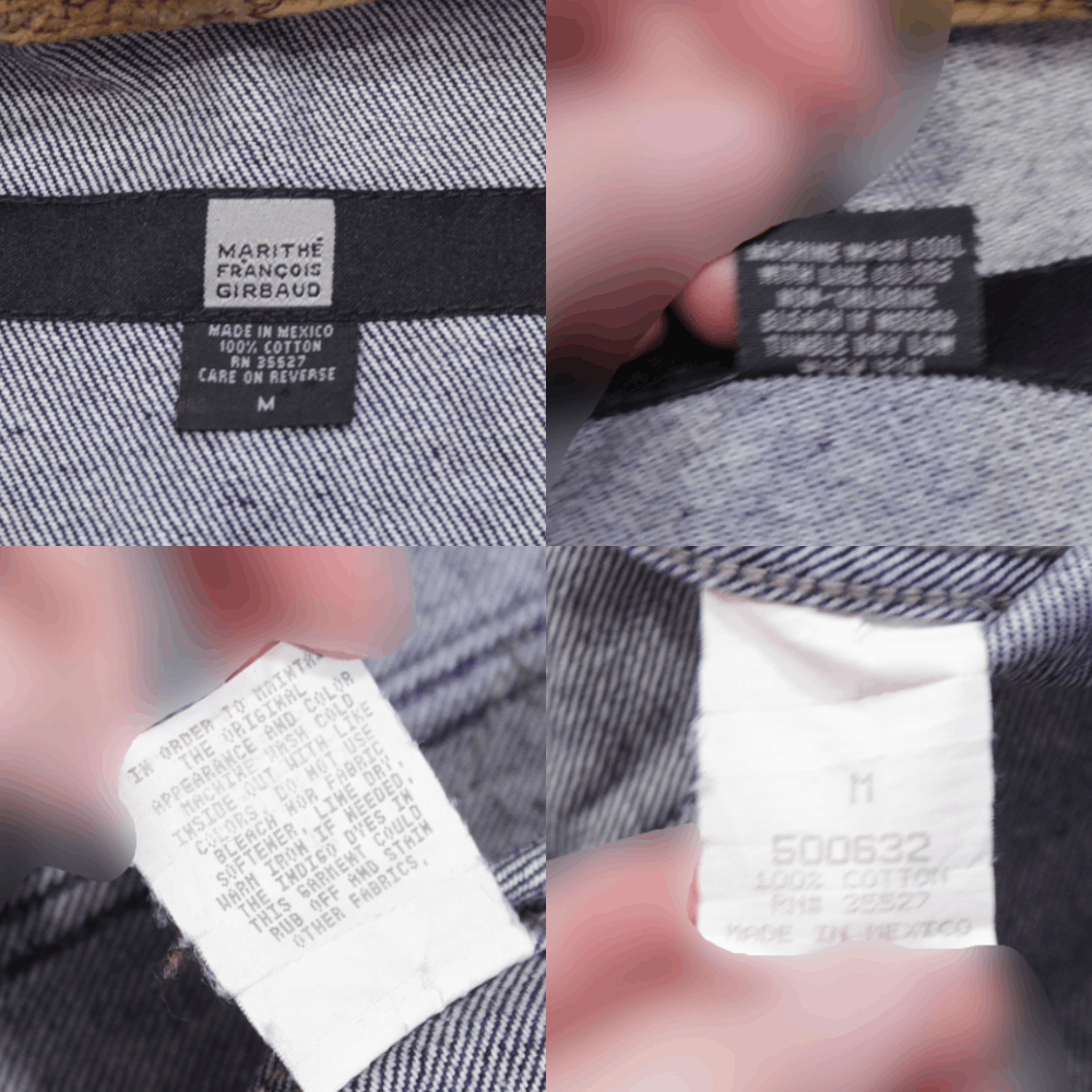 Marithe + Francois Girbaud Denim Faded Trucker Jacket Vintage Size US M / EU 48-50 / 2 - 10 Thumbnail