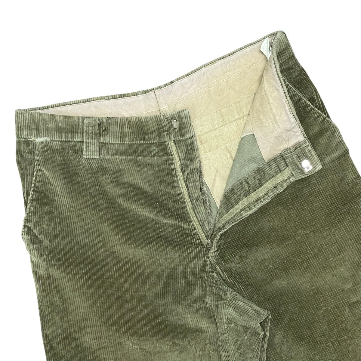 Woolrich Woolen Mills Vtg 70s Woolrich USA Wide Wale Corduroy Pants Talon Zipper Size US 31 - 7 Thumbnail