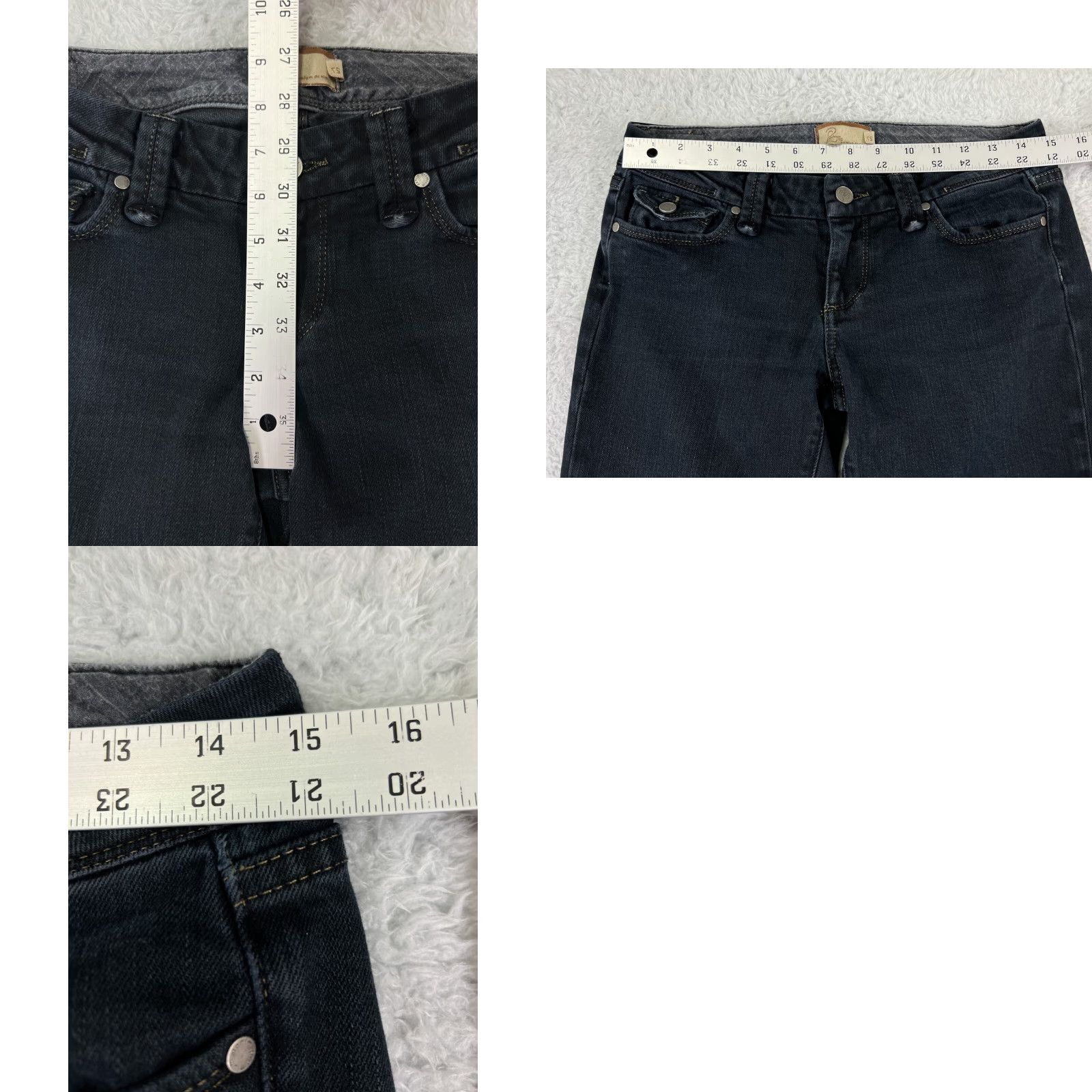 Paige Paige Womens Jeans 27 Blue Denim Bootcut Western 5-Pocket Design Regular Inseam 30 Color Blue Size 27" / US 4 / IT 40 - 9 Thumbnail