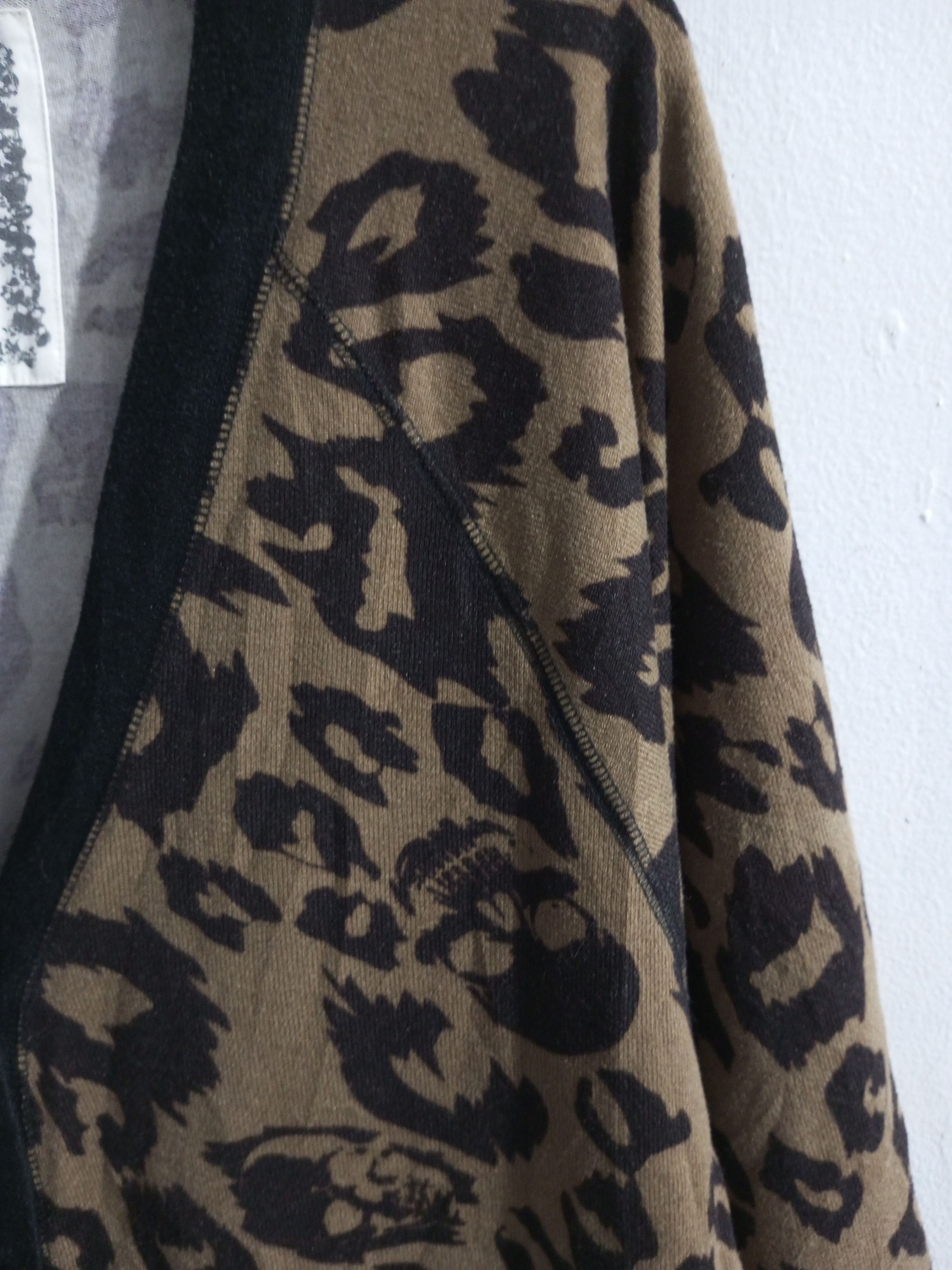 Dig Deep Vintage dig deep skulls leopard sweater Size US XXL / EU 58 / 5 - 2 Thumbnail