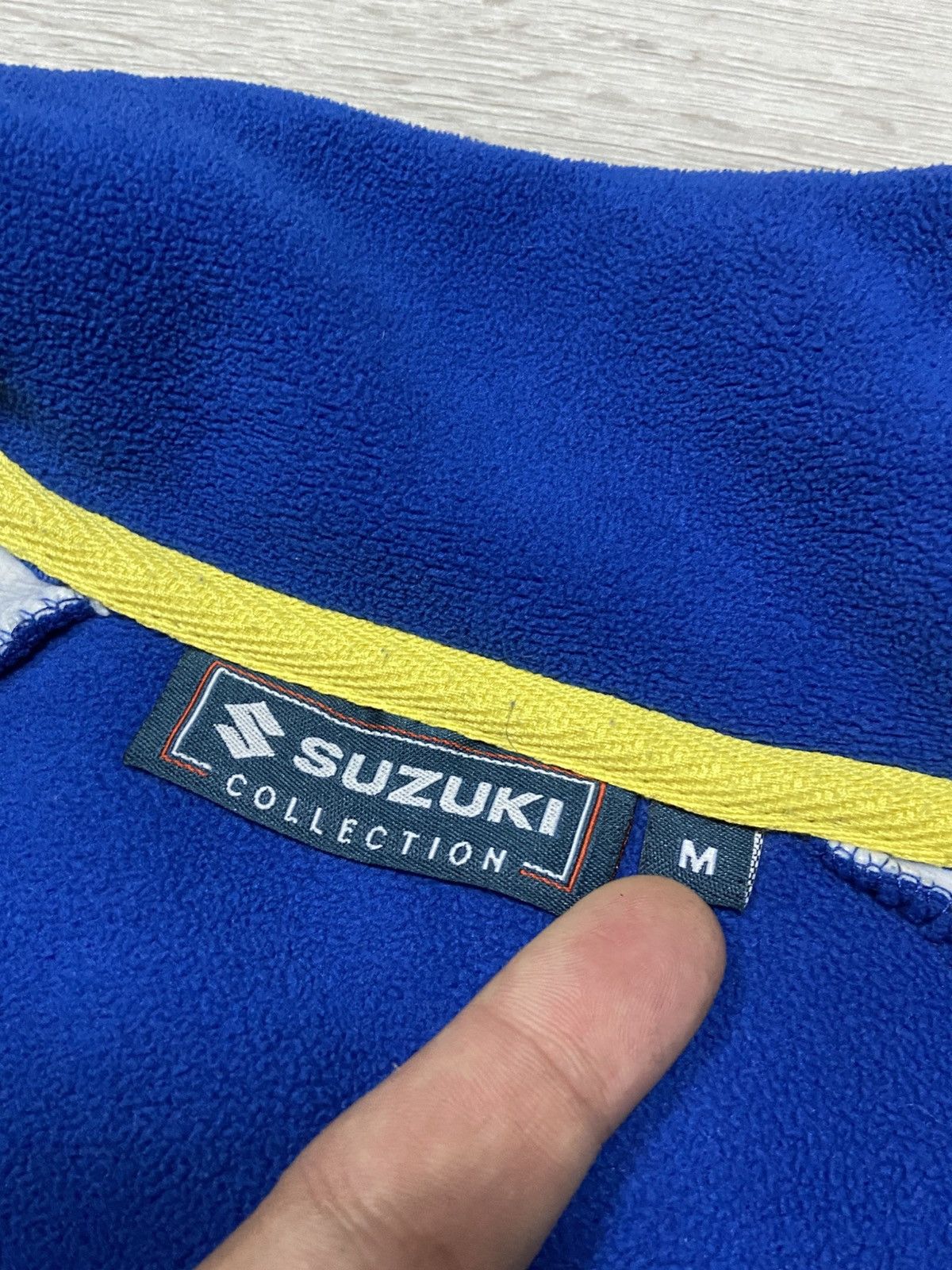 Vintage Suzuki vintage big logo zip sweatshirt fleece Size US M / EU 48-50 / 2 - 6 Thumbnail