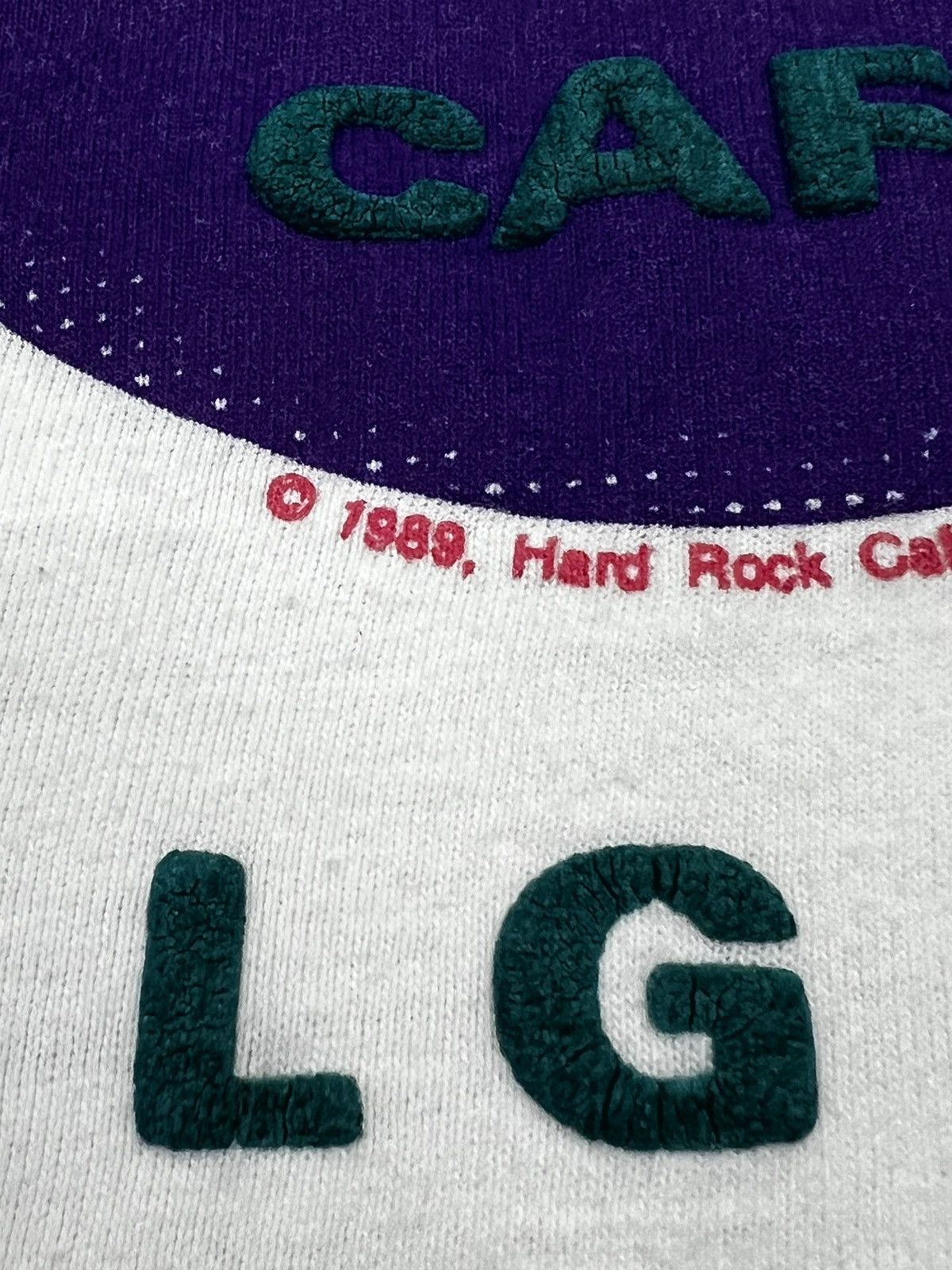 Hard Rock Cafe Vintage 80s Hard Rock Cafe Calgary Canada Puff Print Tee Size US XL / EU 56 / 4 - 3 Thumbnail