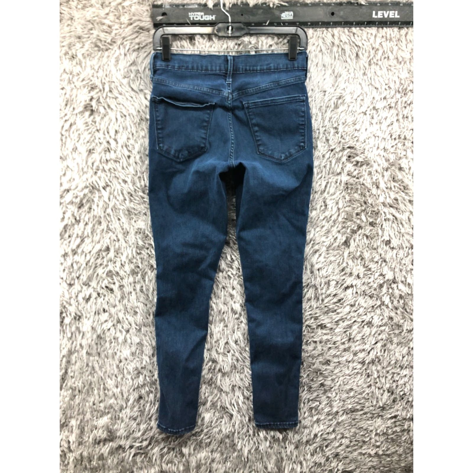 Gap Gap 1969 Always Skinny Jeans Medium Wash Blue Denim Womens Size 4 Mid Rise 28in Inseam denim jeans Size 27" / US 4 / IT 40 - 5 Thumbnail
