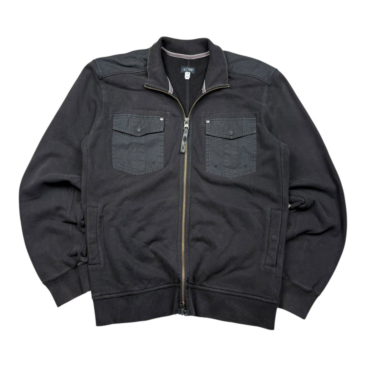 Armani Armani Jeans Zip Up Jumper (XL) Size US XL / EU 56 / 4 - 2 Thumbnail