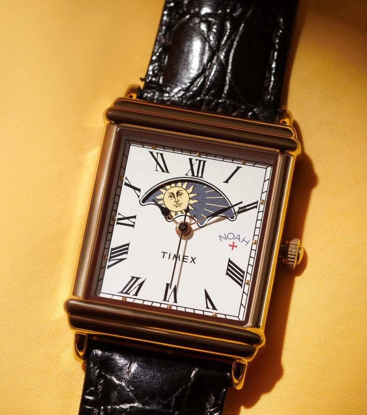 Noah Timex Noah NY x Timex Sun and Moon Watch Gold Grailed