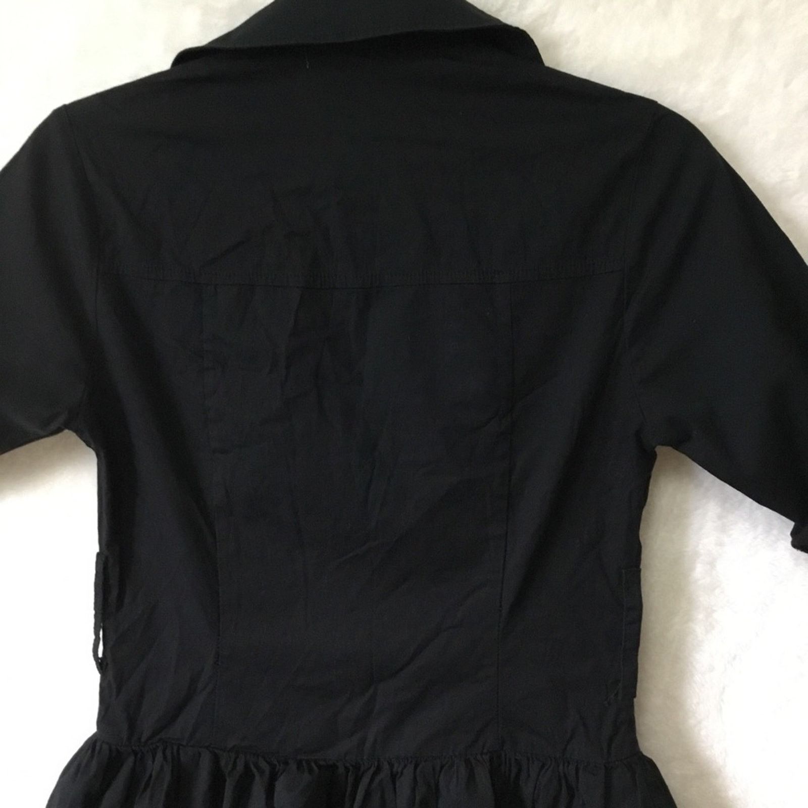 Other Fishbowl Black Ruffled Dress Size S / US 4 / IT 40 - 9 Thumbnail