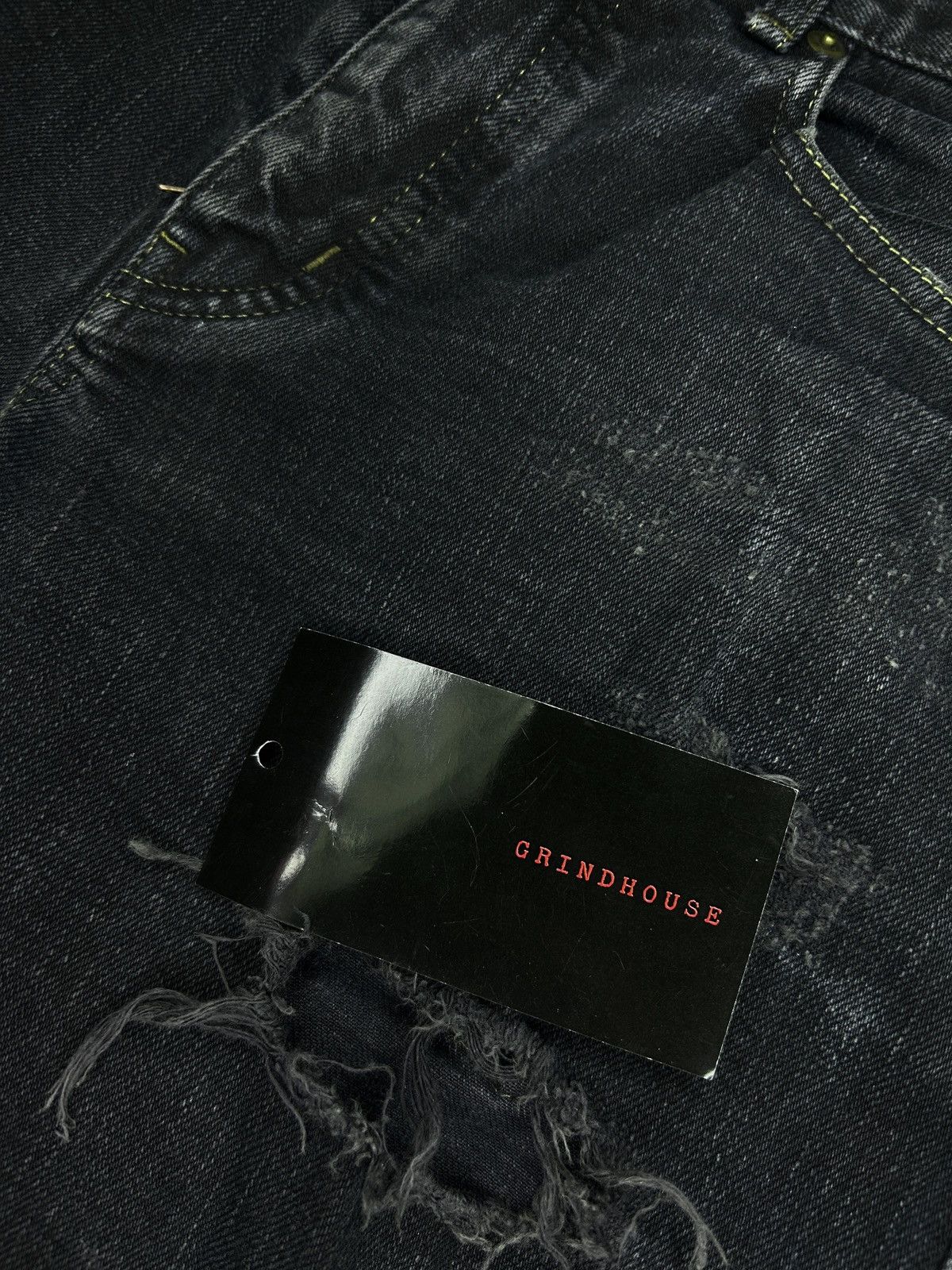 Saint Laurent Paris 2014 Mud Destroyed Denim Size US 32 / EU 48 - 17 Thumbnail