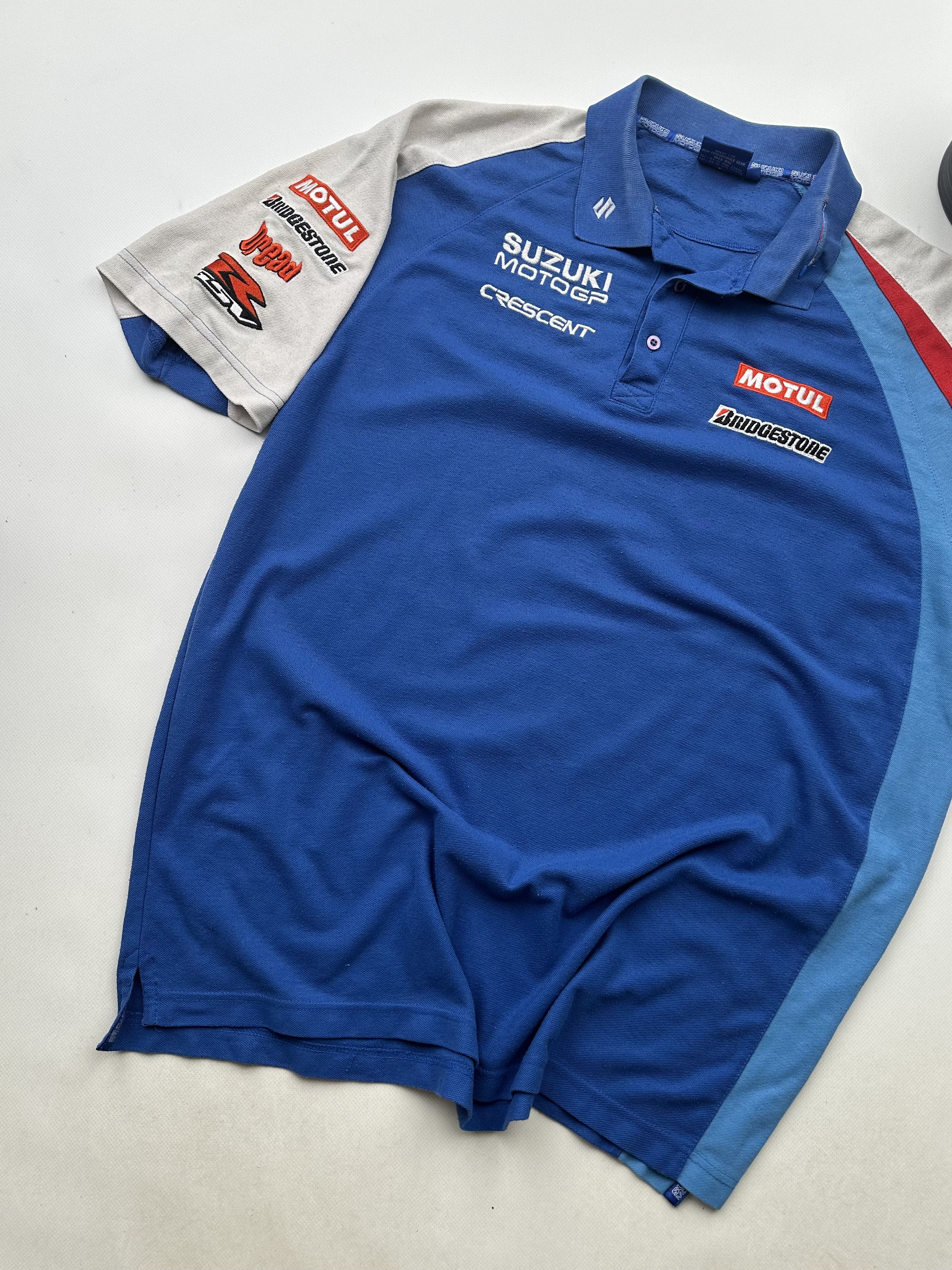 Vintage Suzuki Vintage Racing Polo Tee (383) Size US XXL / EU 58 / 5 - 2 Thumbnail