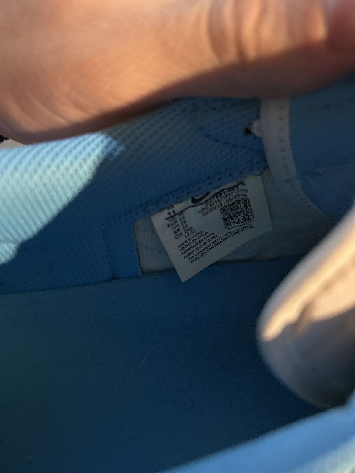 Jordan Brand Jordan 1 low powder blue Size US 11 / EU 44 - 4 Thumbnail