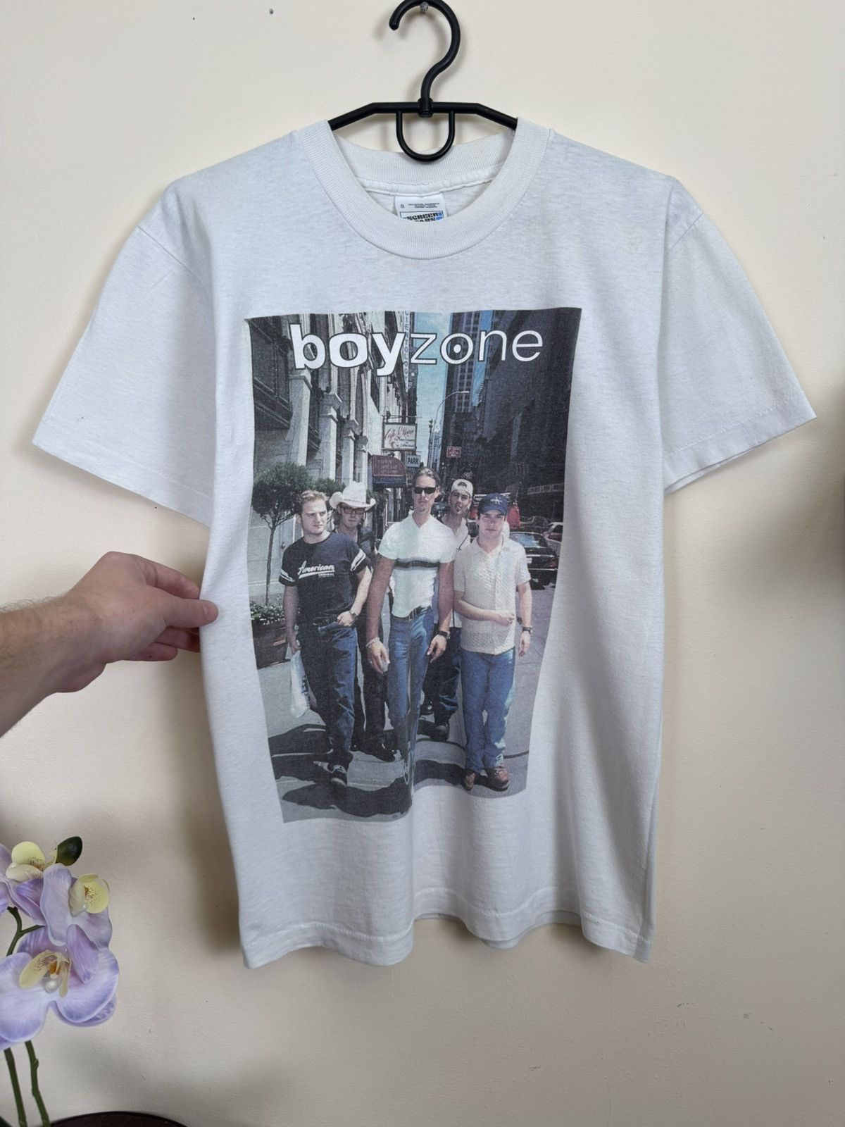 Other Vintage Boyzone T shirt 1997 Tour White Sz S Pop Band Size US S / EU 44-46 / 1 - 8 Thumbnail