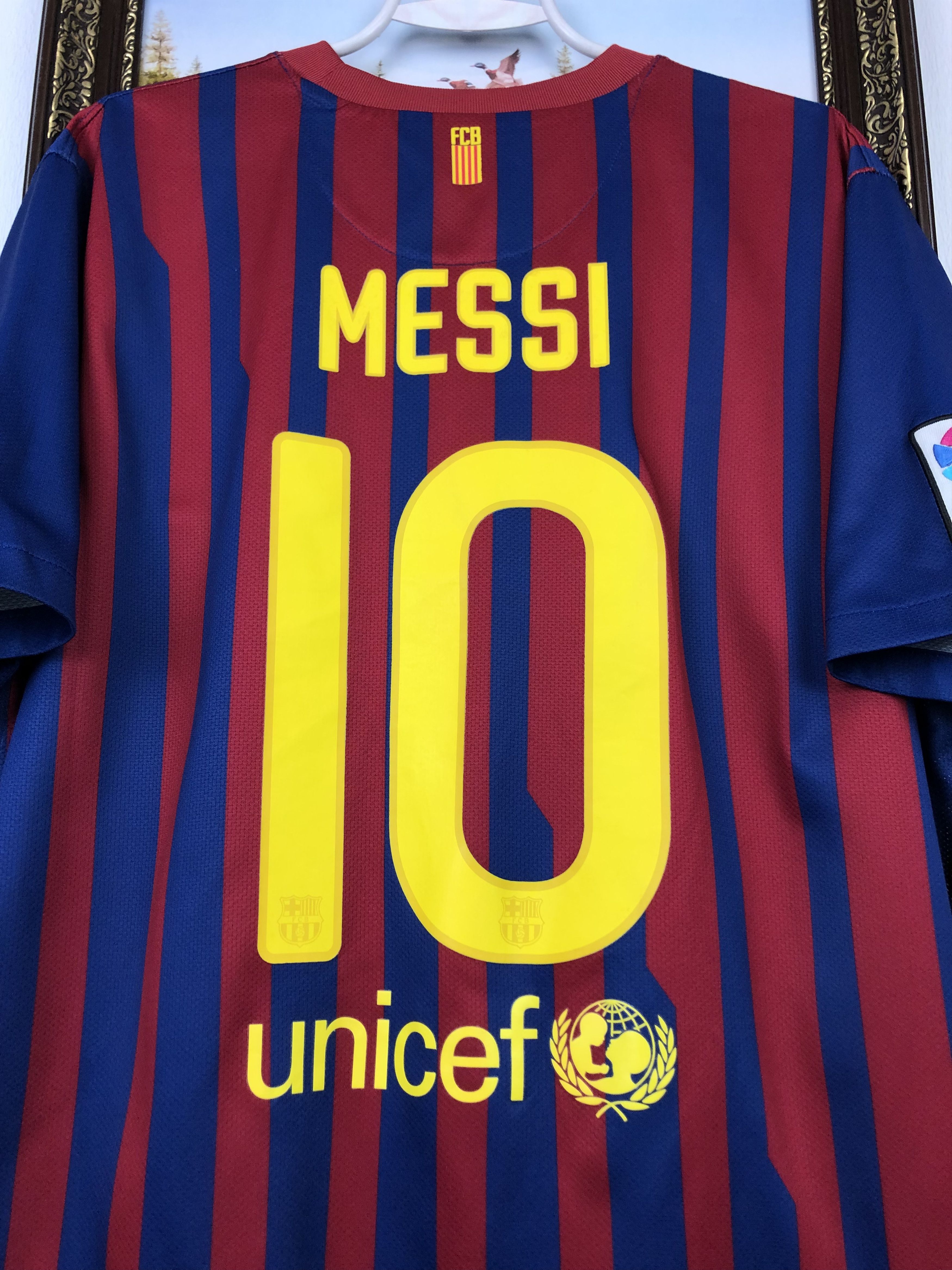 Nike Barcelona football shirt 2011 Soccer Messi Jersey Camiseta Size US XL / EU 56 / 4 - 2 Thumbnail