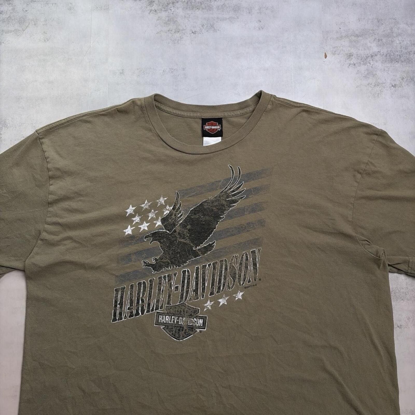 Harley Davidson Y2K Harley Davidson Apache Junction Distressed Biker T-Shirt Size US XXL / EU 58 / 5 - 3 Thumbnail