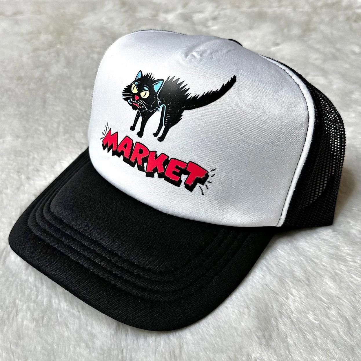 Market NWT Market Superstitious Foam Mesh Snapback Trucker Hat OS Size ONE SIZE - 1 Thumbnail