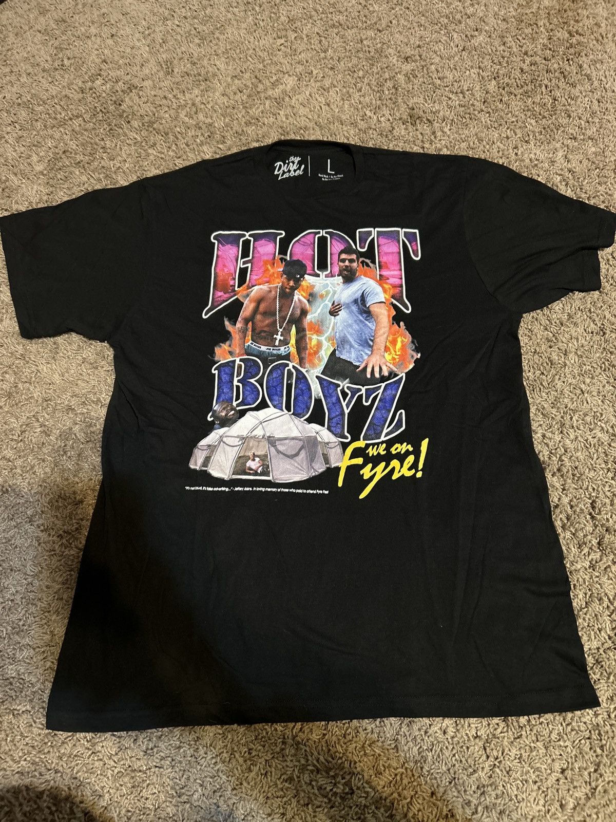 The Dirt Label Fyre Festival Hot Boyz T-shirt Size US L / EU 52-54 / 3 - 2 Thumbnail