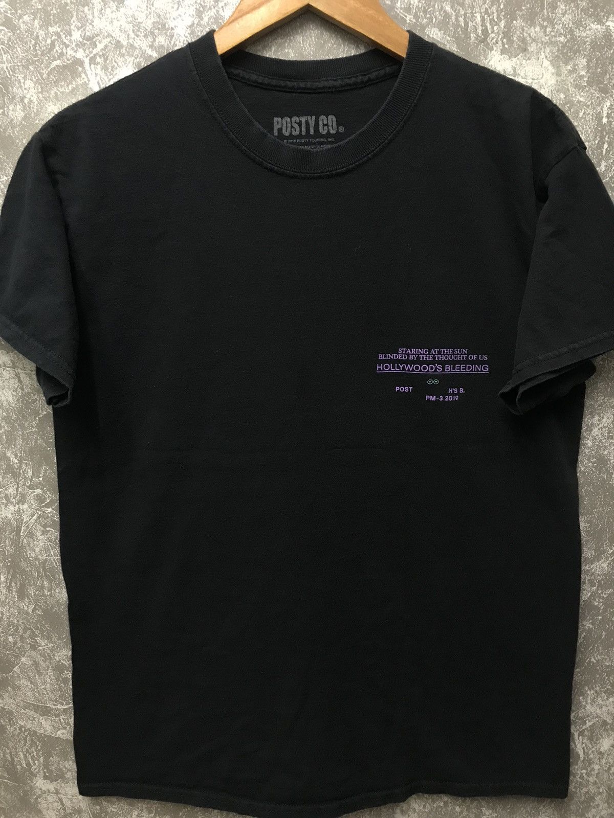 Band Tees Post Malone Hollywood’s Bleeding Tour 2019 Size US M / EU 48-50 / 2 - 2 Thumbnail