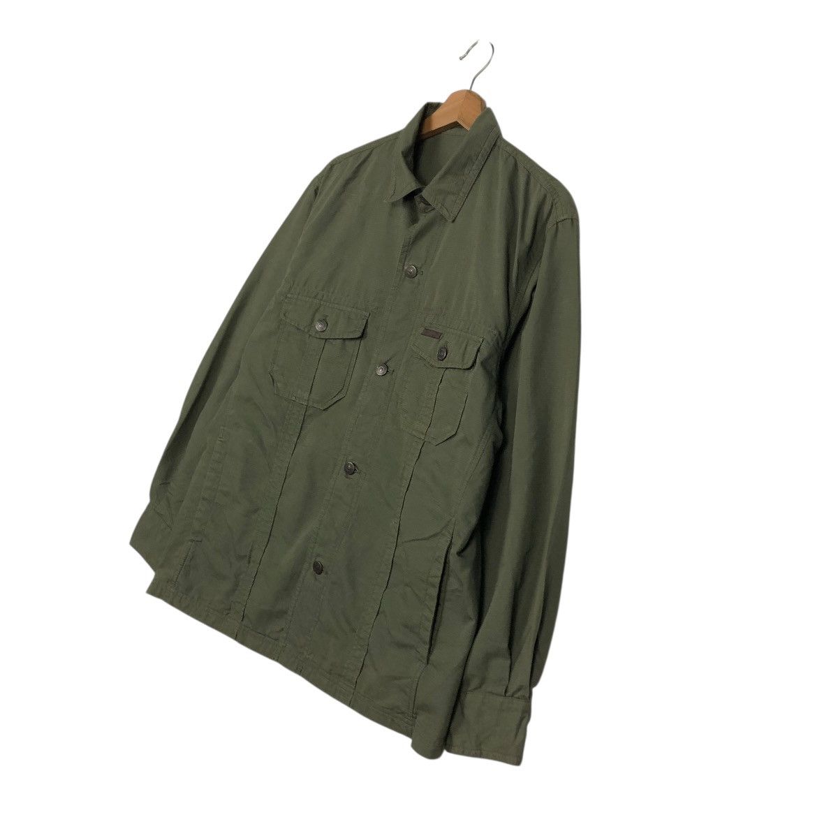 Japanese Brand 🔥VINTAGE BUTTON CHORE WORK JACKET CROCODILE ISSEY MIYAKE Size US L / EU 52-54 / 3 - 4 Thumbnail