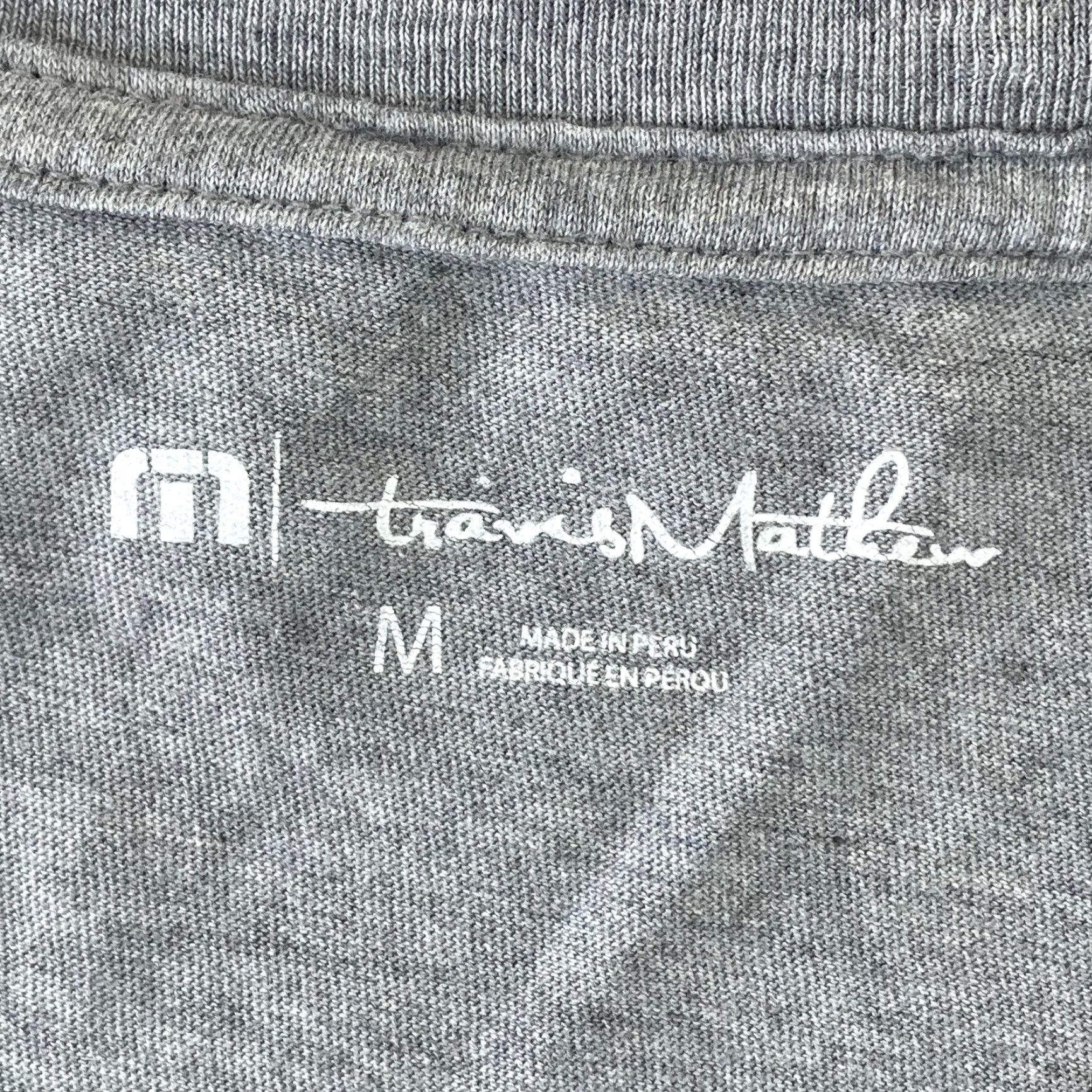 TravisMathew Travis Mathew T Shirt Men Medium Gray Buckets Front Print Golf Short Sleeve NWOT Size US M / EU 48-50 / 2 - 2 Thumbnail