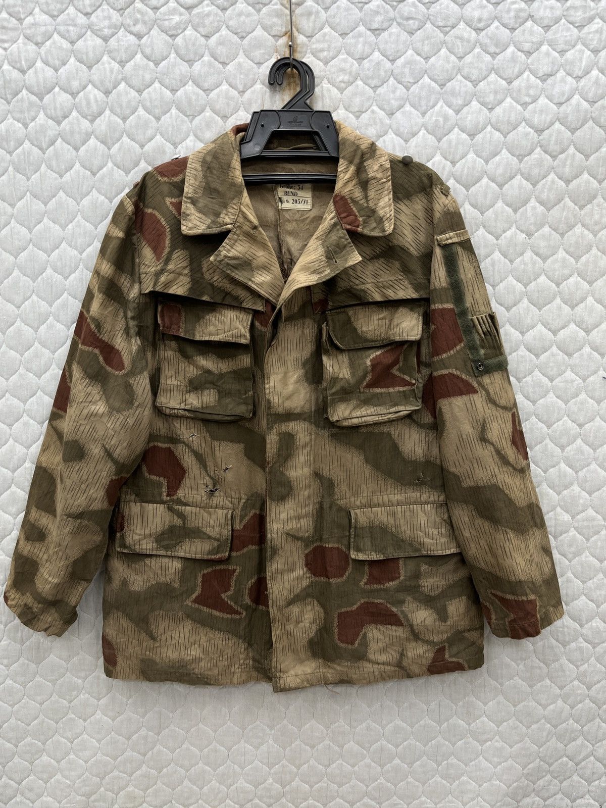Vintage 🔥VTG Germany BGS Sumpfmuster Camouflage Pattern Jacket Size US M / EU 48-50 / 2 - 1 Thumbnail