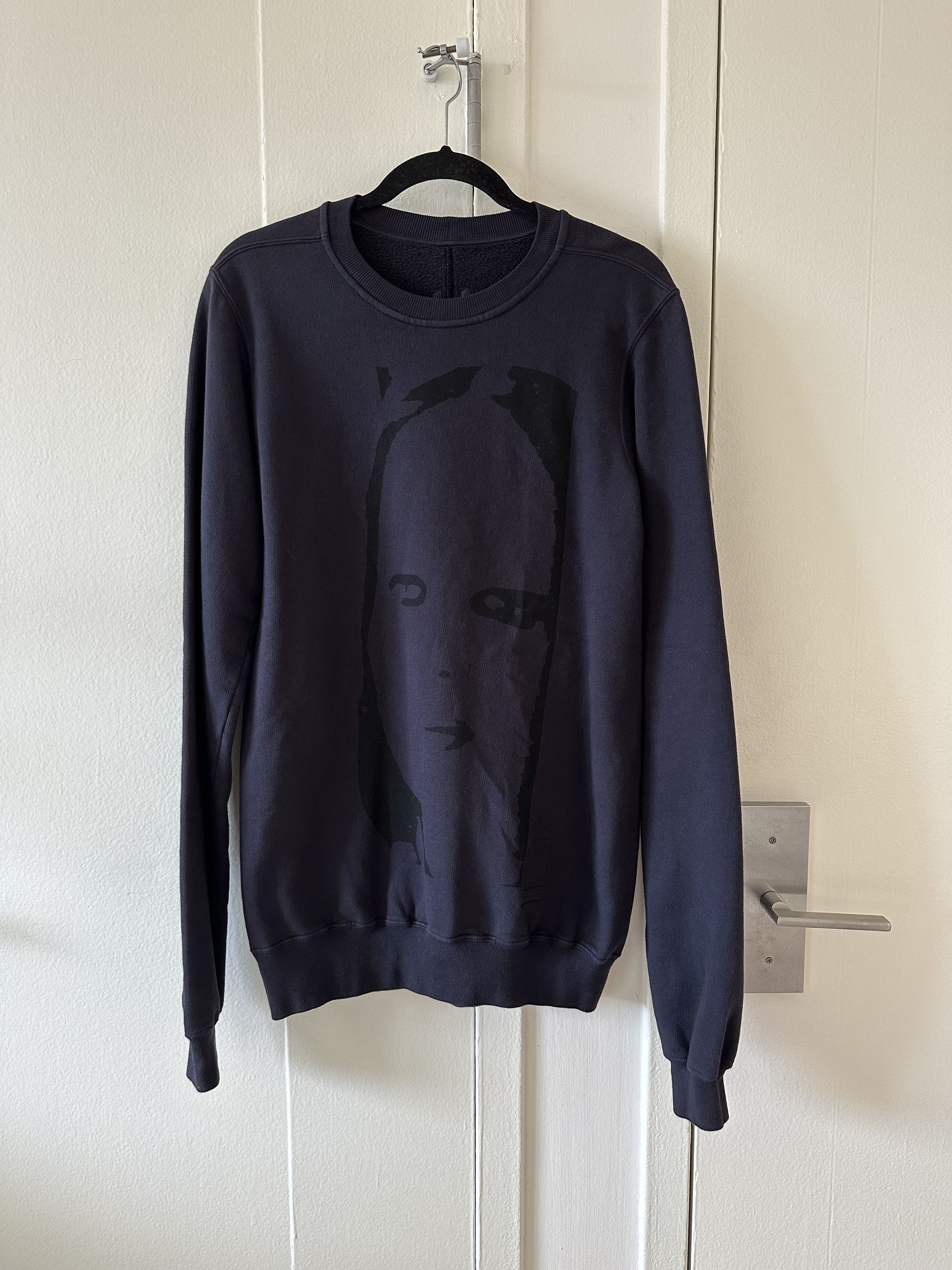 Rick Owens × Rick Owens Drkshdw Drkshdw logo crewneck | Grailed