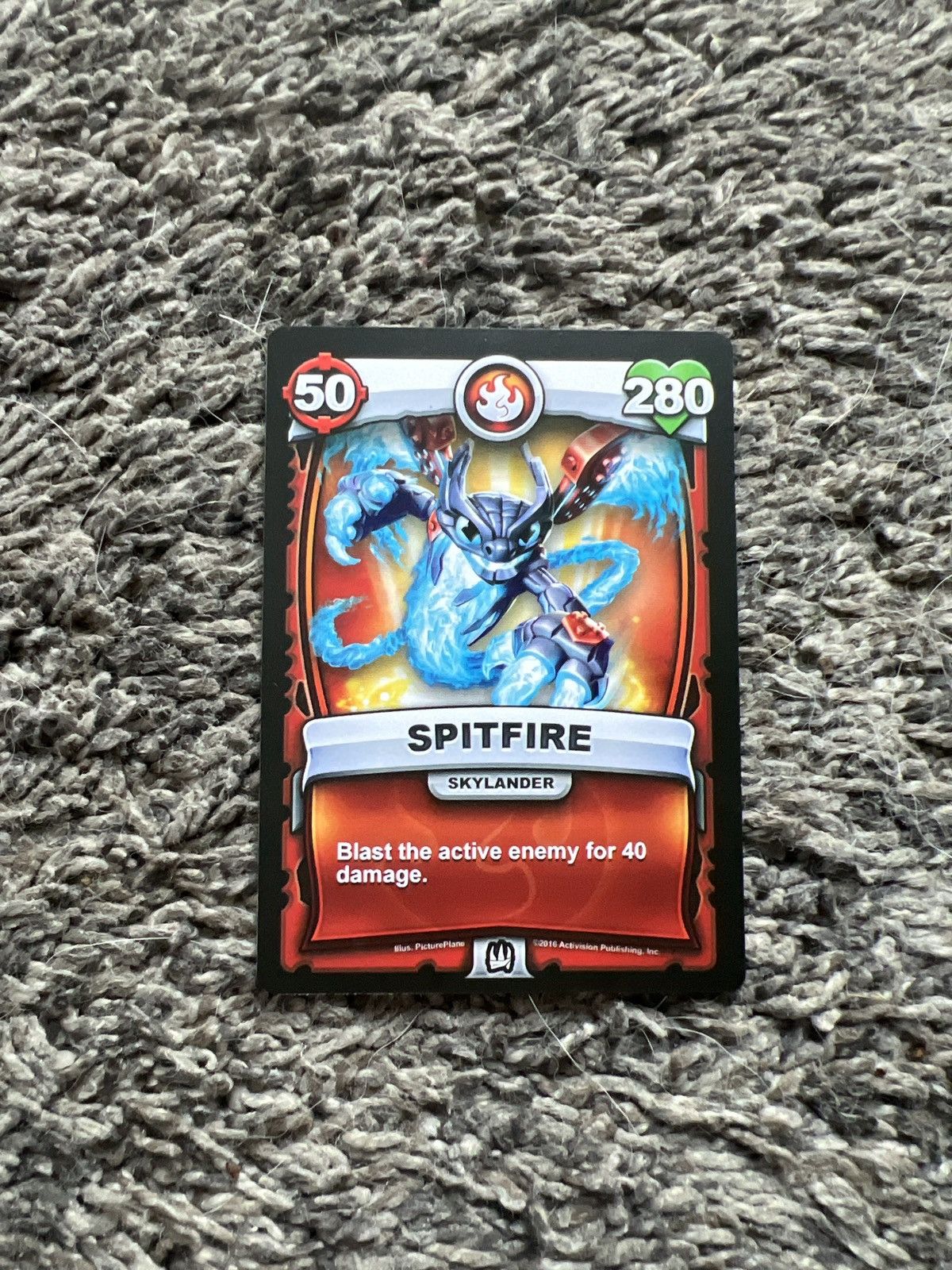 Hypebeast 2016 Activision Skylanders Battlecast Spitfire Card Size ONE SIZE - 1 Thumbnail